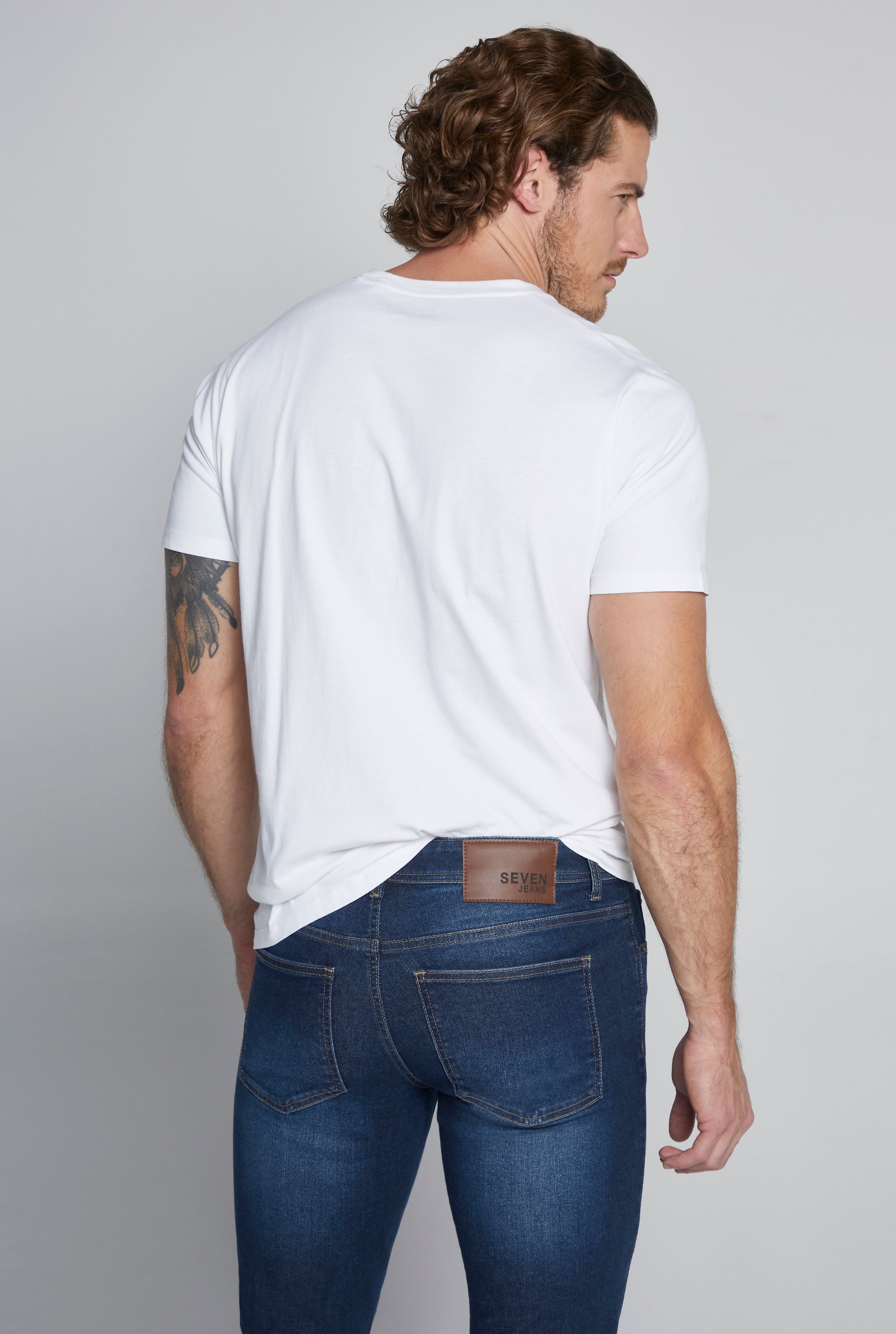 JEANS CINTURA REGULAR CORTE SLIM COLOR STONE OBSCURO 7088STOB
