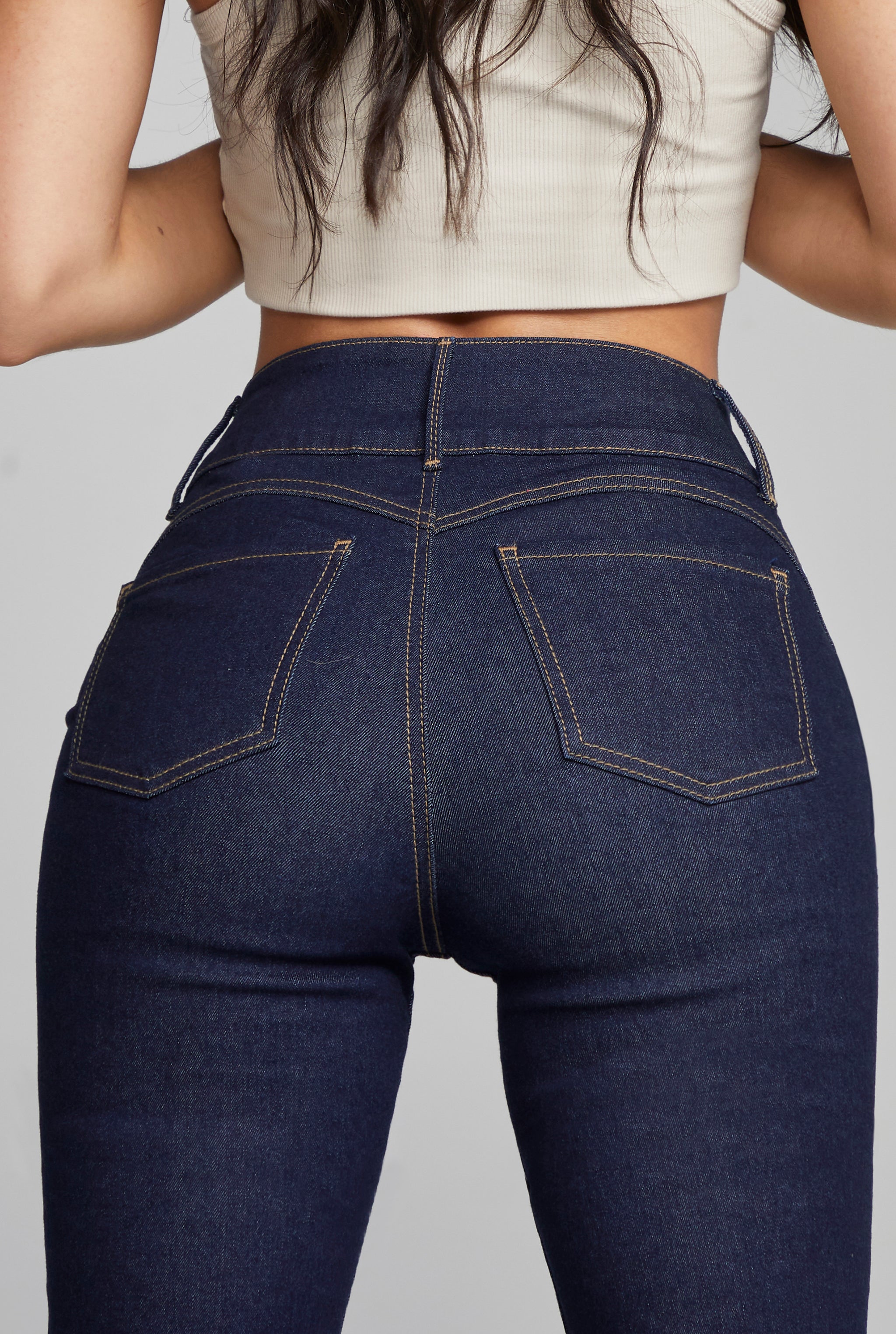 JEANS RECTO CINTURA ALTA STONE 0077STON