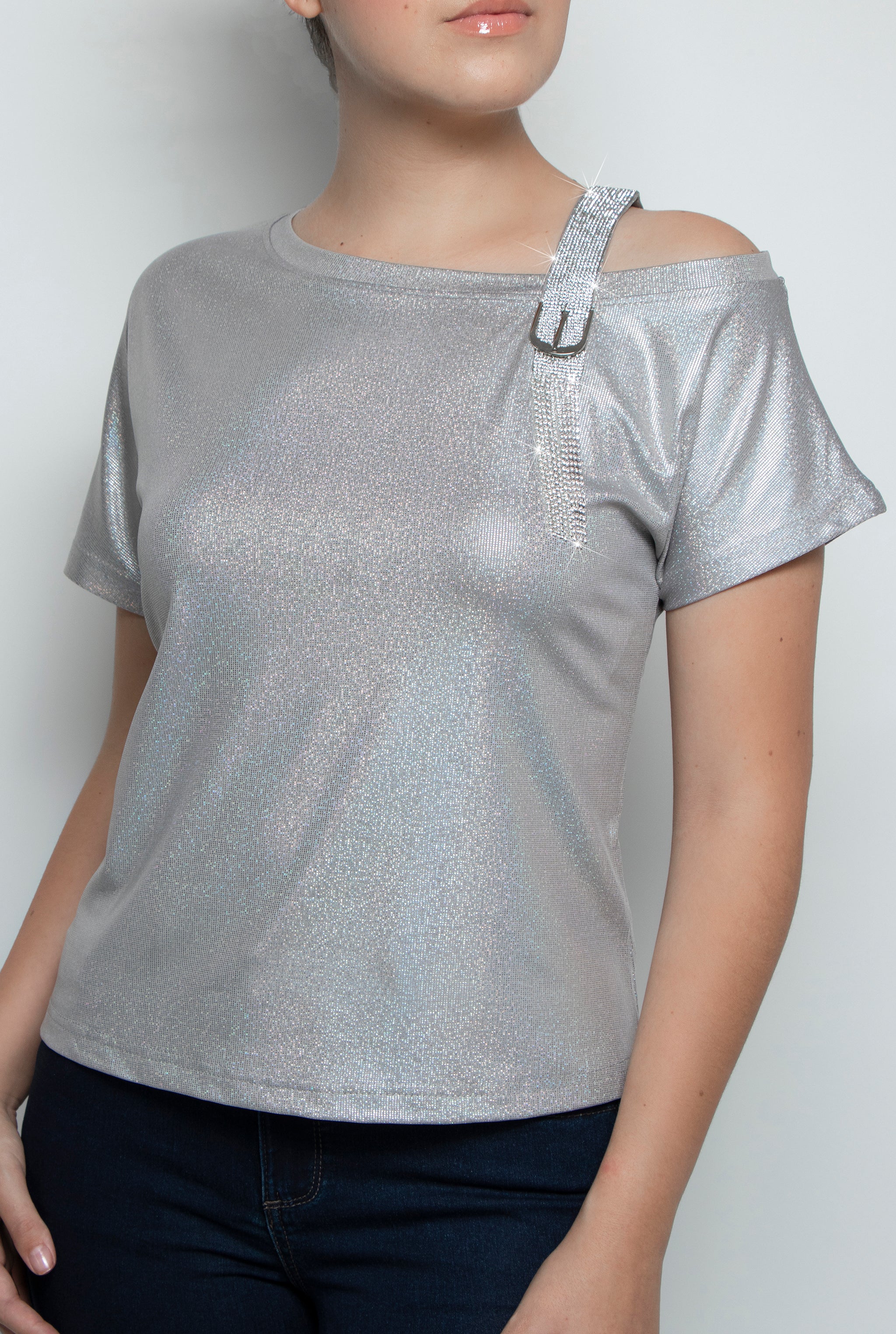 BLUSA HOLGADA GRIS 9642GRIS
