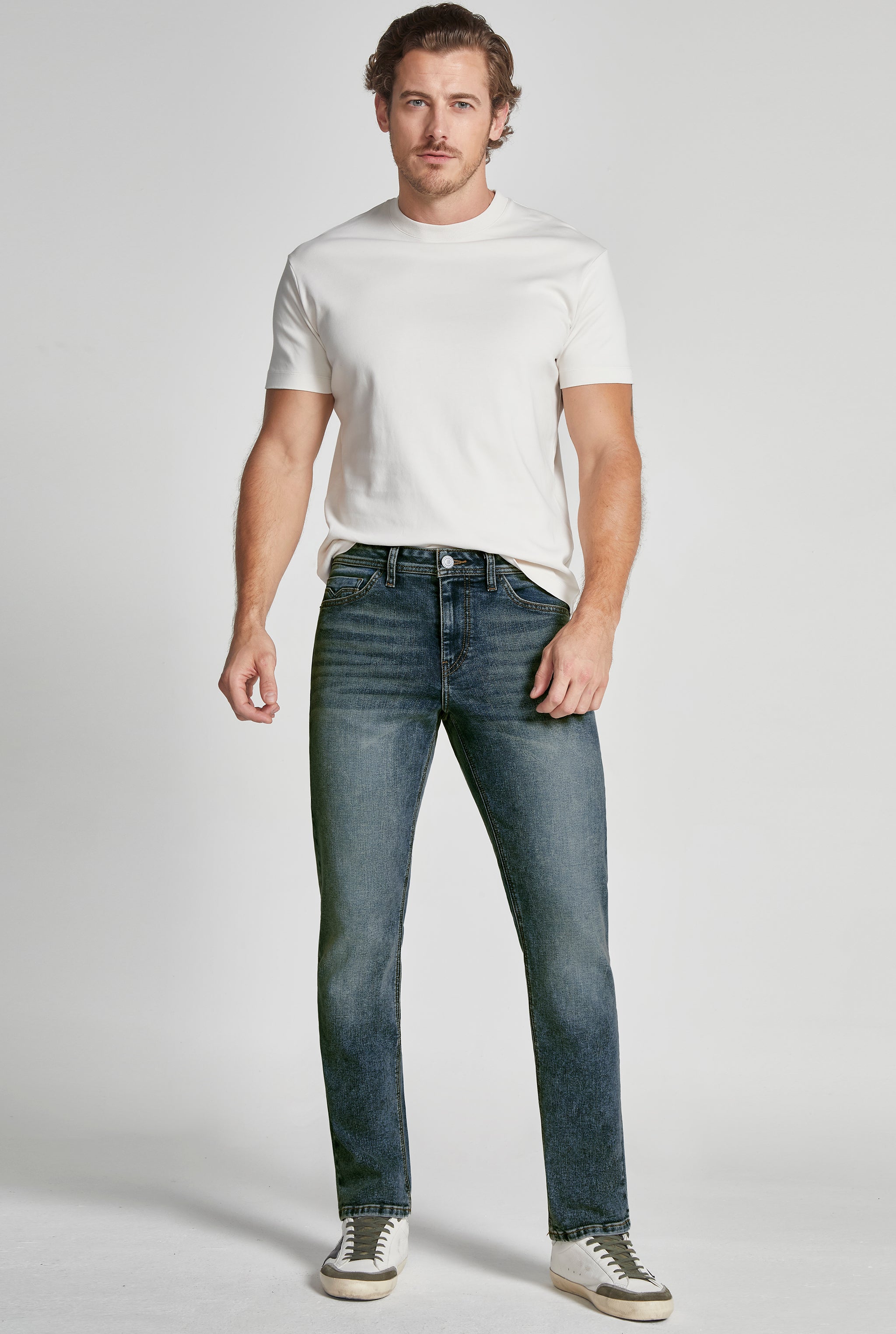 JEANS PARA HOMBRE CORTE SLIM AZUL OBSCURO 7046STOB
