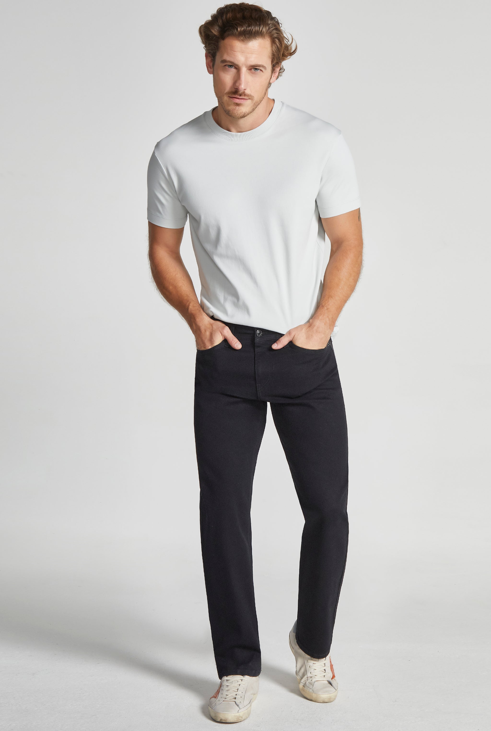 JEANS PARA HOMBRE CINTURA REGULAR SKINNY 7084NGRO