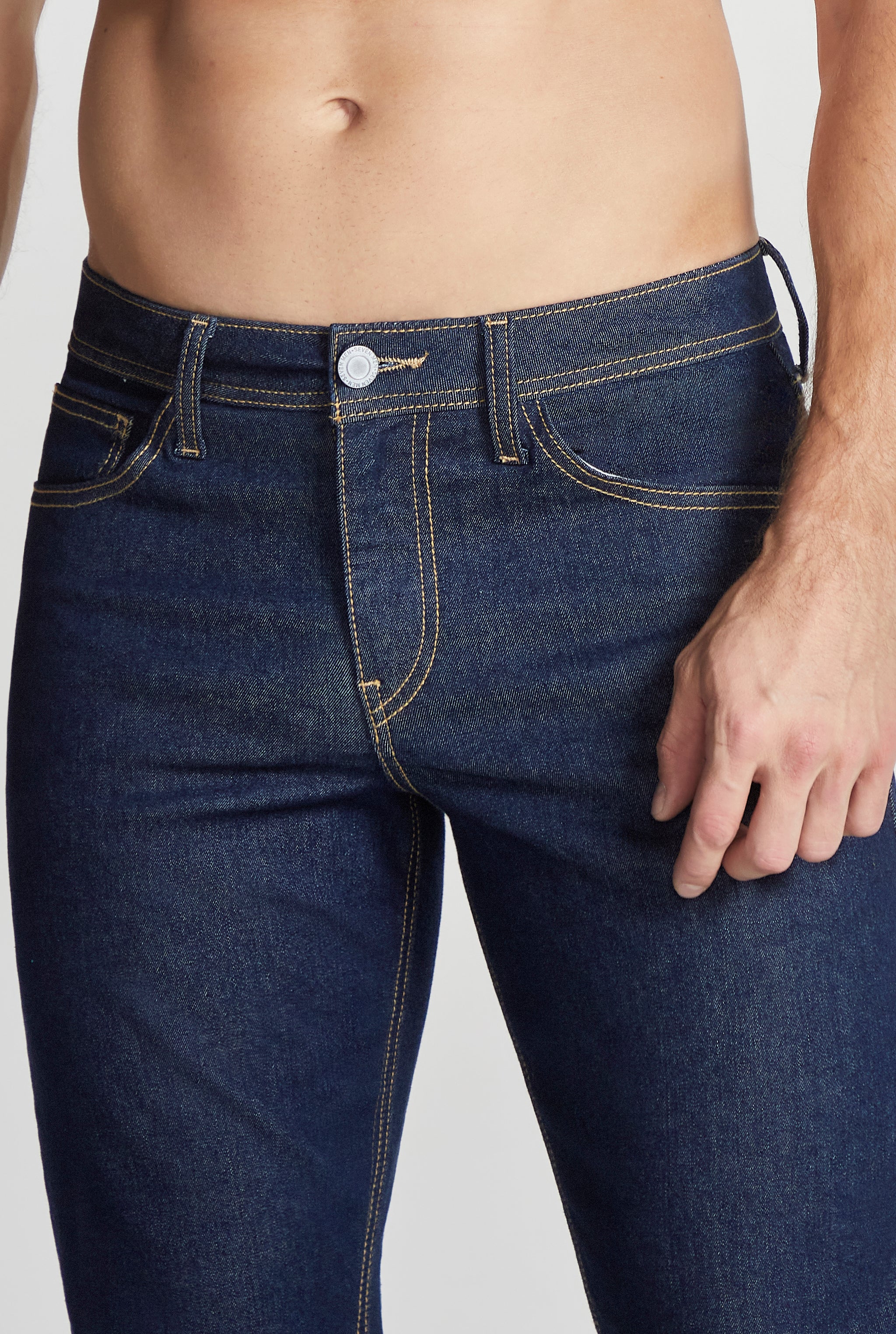 JEANS PARA HOMBRE CORTE RECTO CINTURA REGULAR AZUL INDIGO 7085INDI