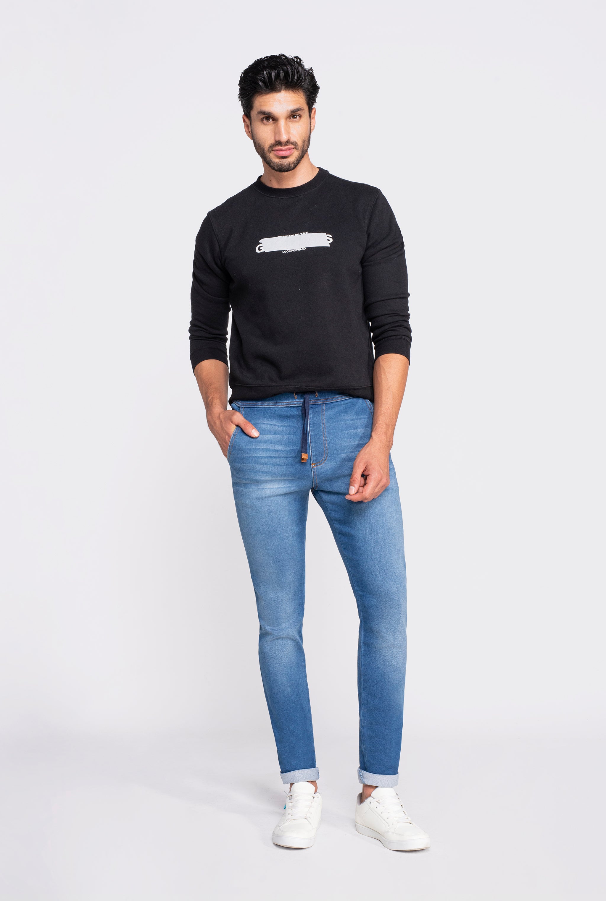 JOGGER STRETCH AZUL MEDIO 3233STME