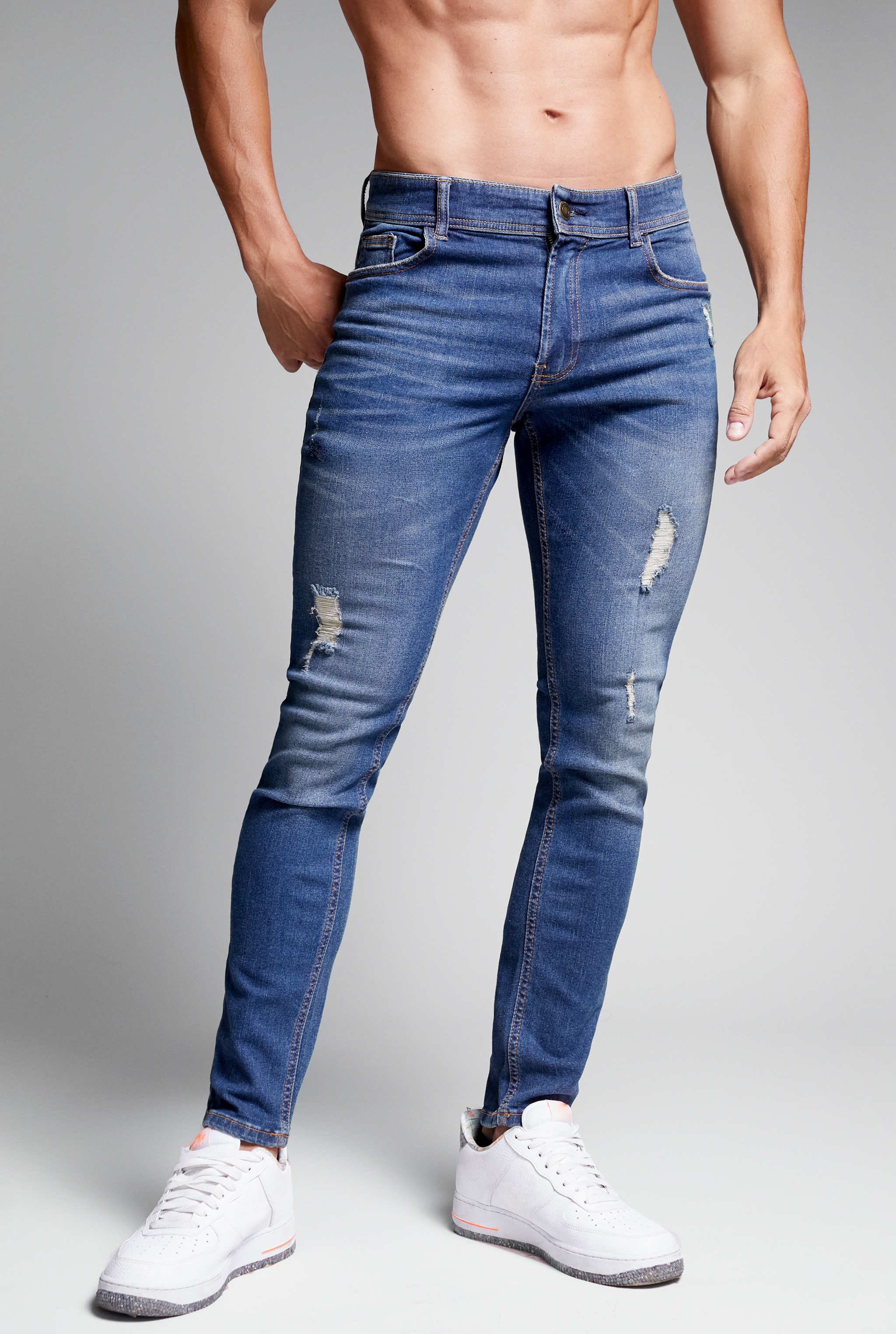 JEANS PARA HOMBRE CORTE SÚPER SKINNY VINTAGE 7047VINT