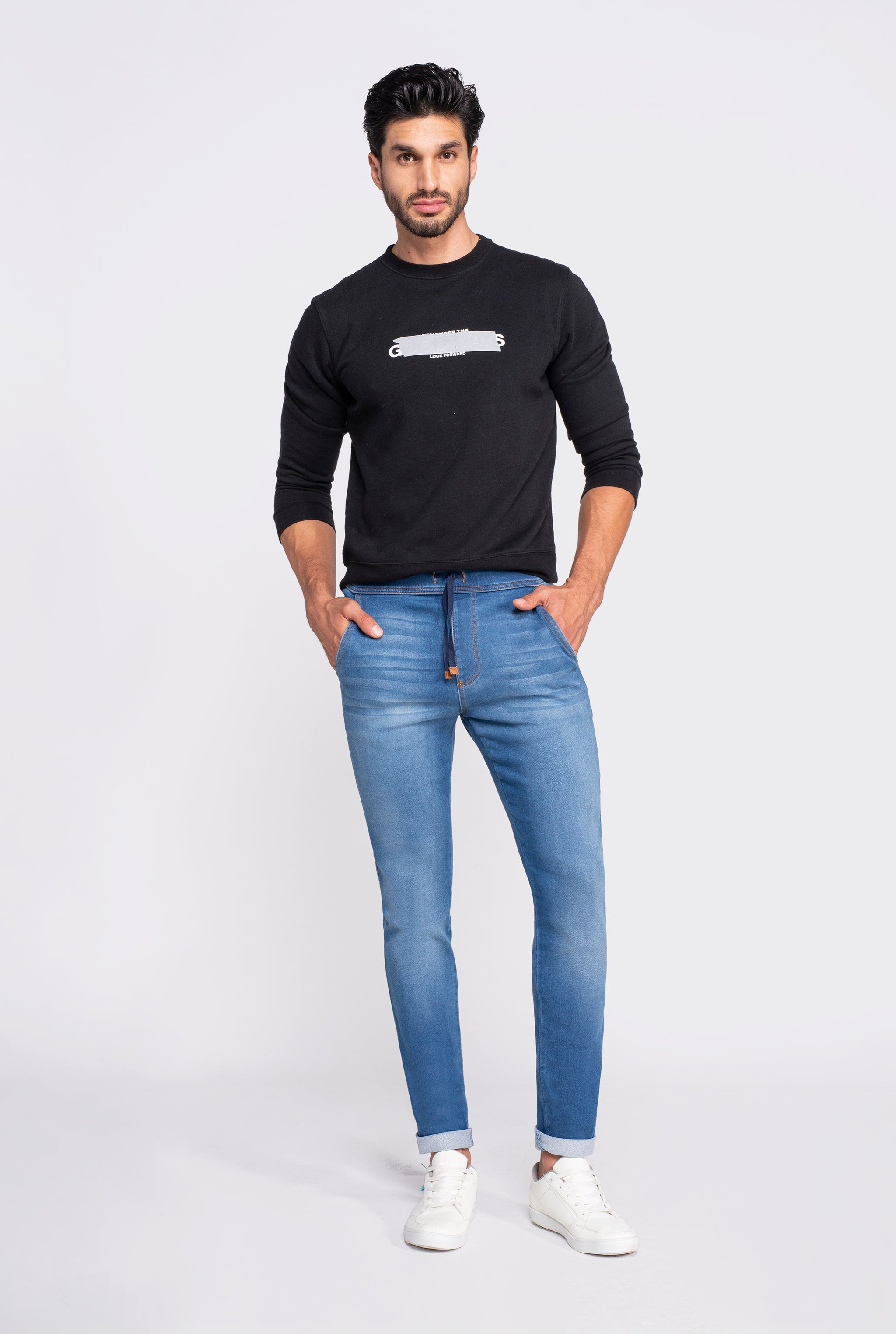 JOGGER STRETCH AZUL MEDIO 3233STME