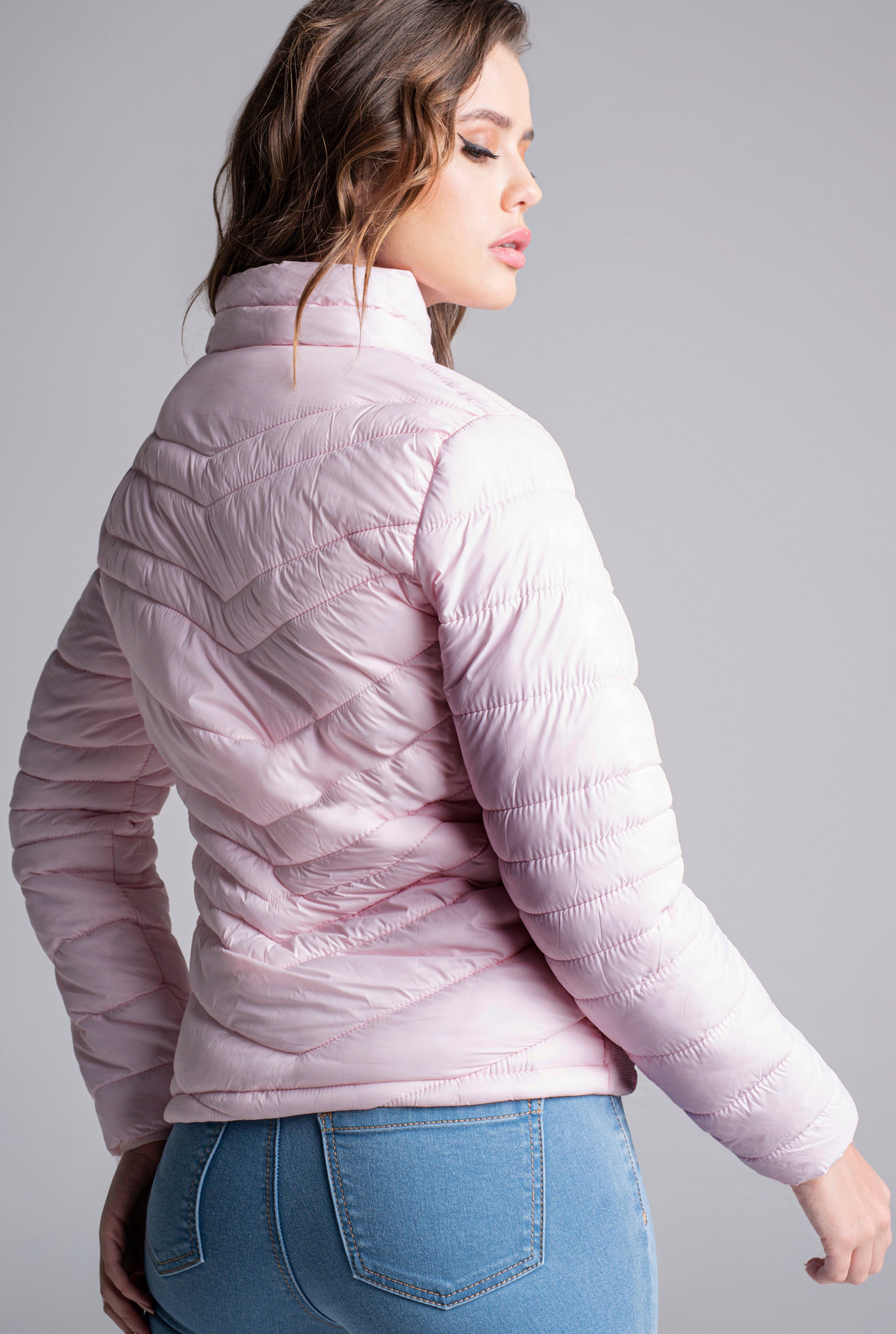 CHAMARRA LIGERA CON INTERIOR POLAR 9465ROSA