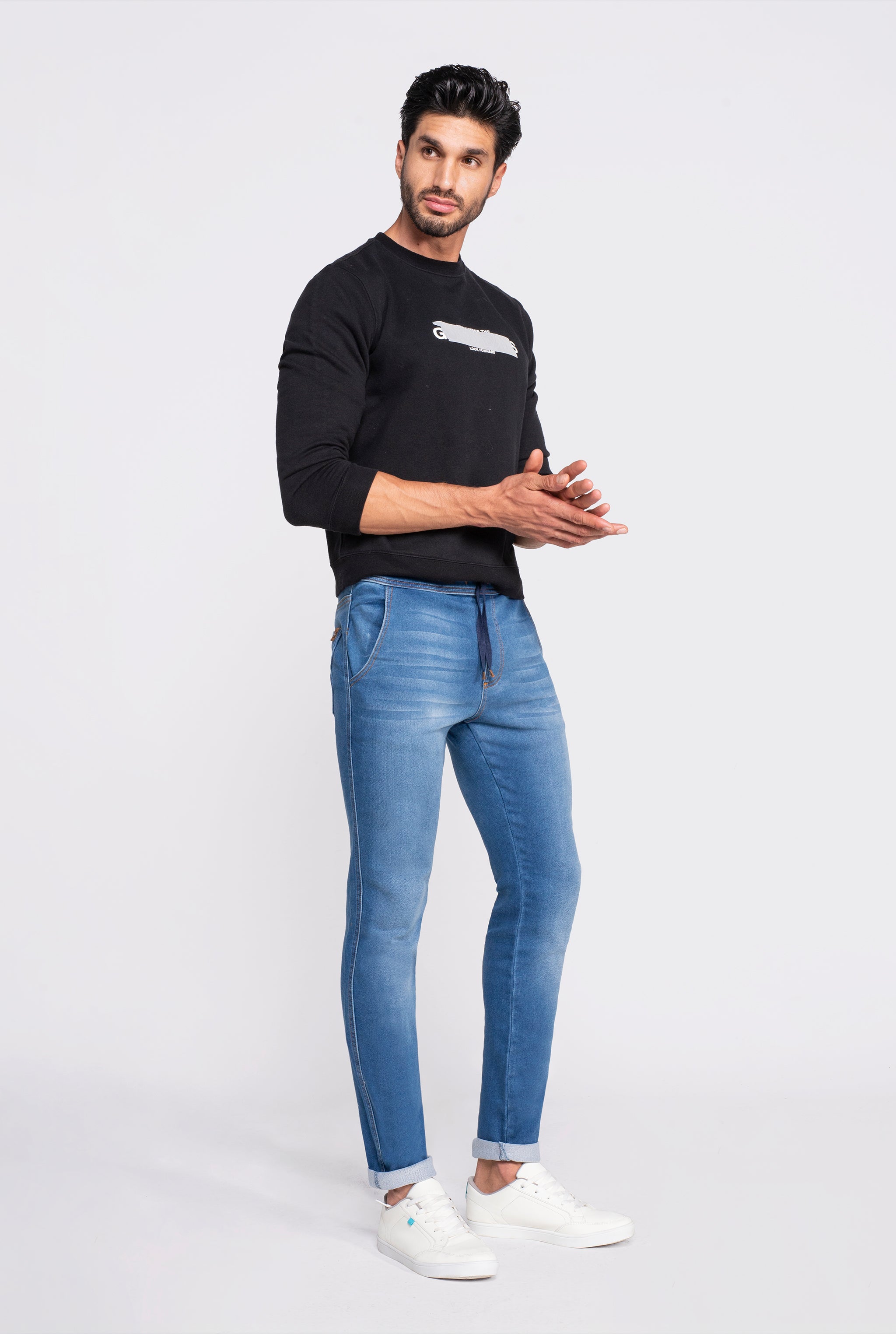 JOGGER STRETCH AZUL MEDIO 3233STME