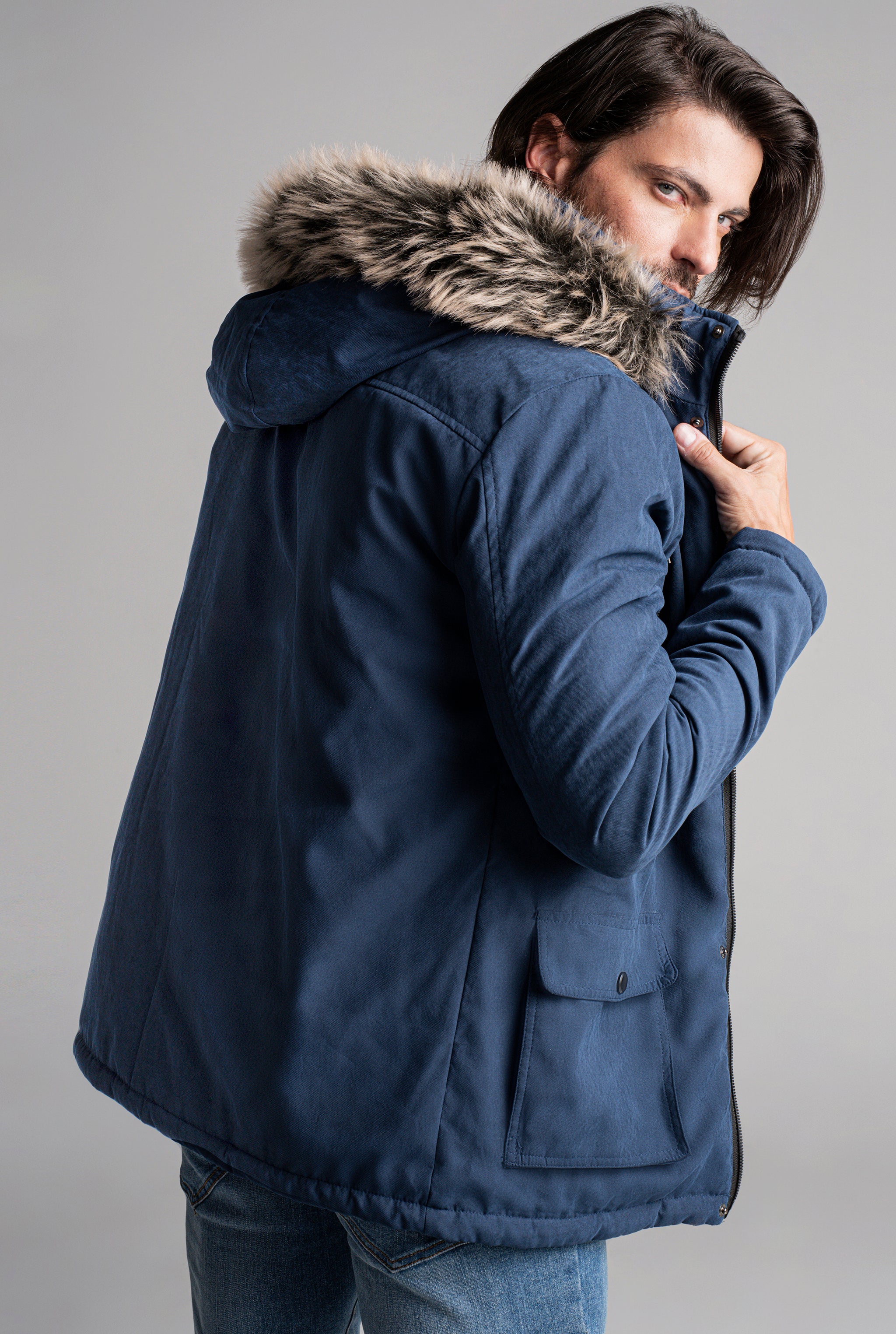 CHAMARRA DOBLE VISTA Y CAPUCHA DESMONTABLE 9461INDI