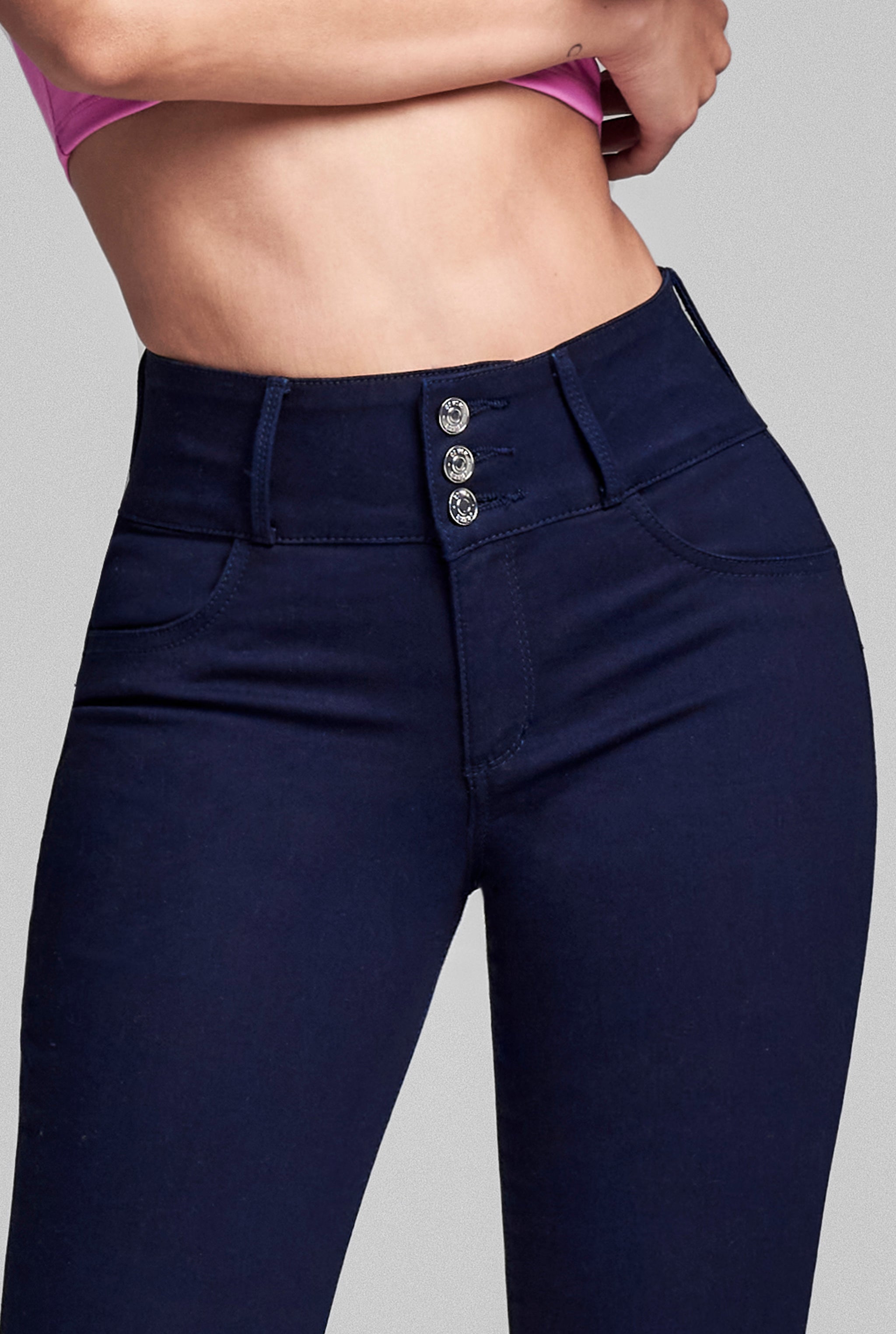 JEANS SÚPER SKINNY CINTURA ALTA PUSH UP 2144SUAV