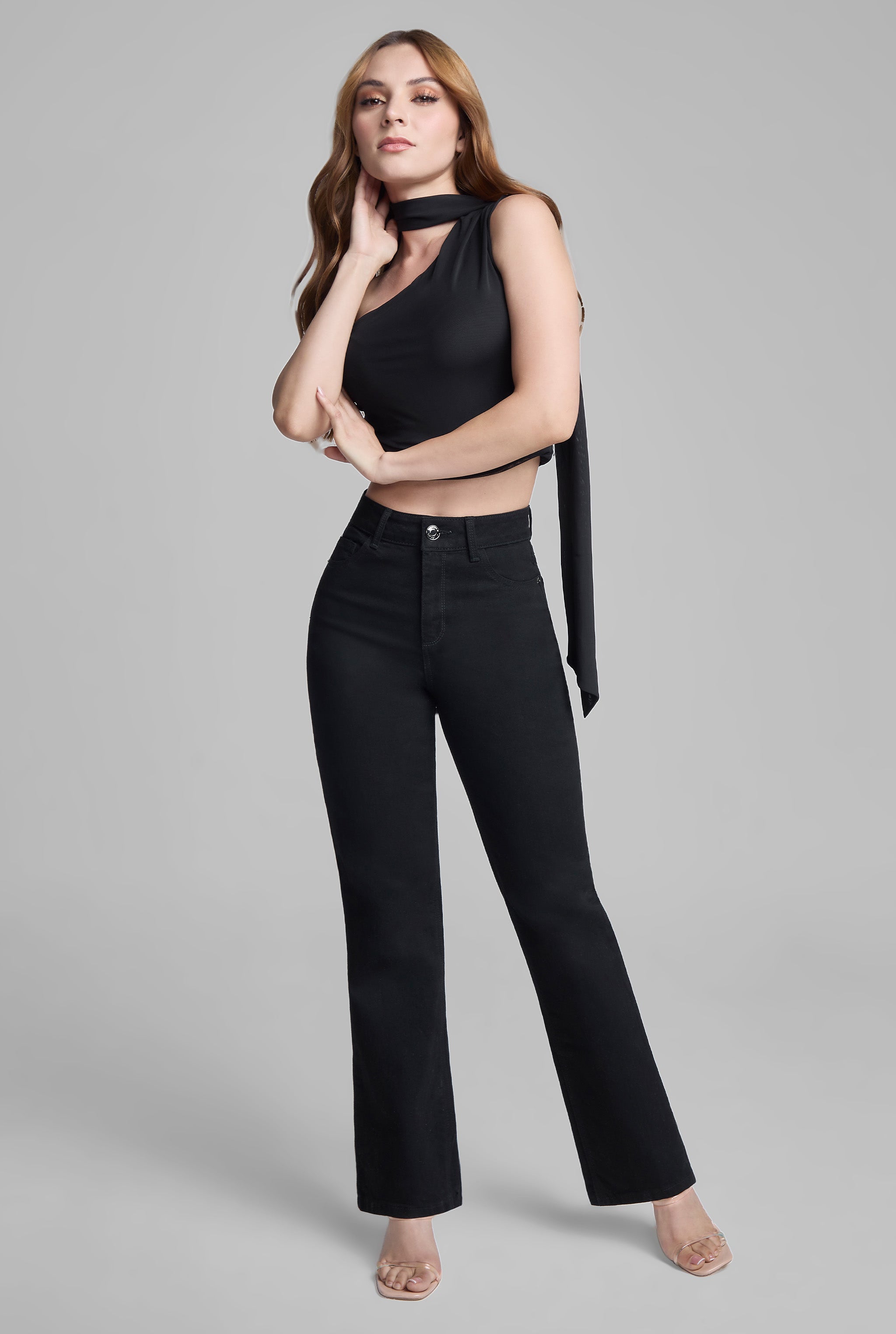 JEANS RECTO 0075NGRO