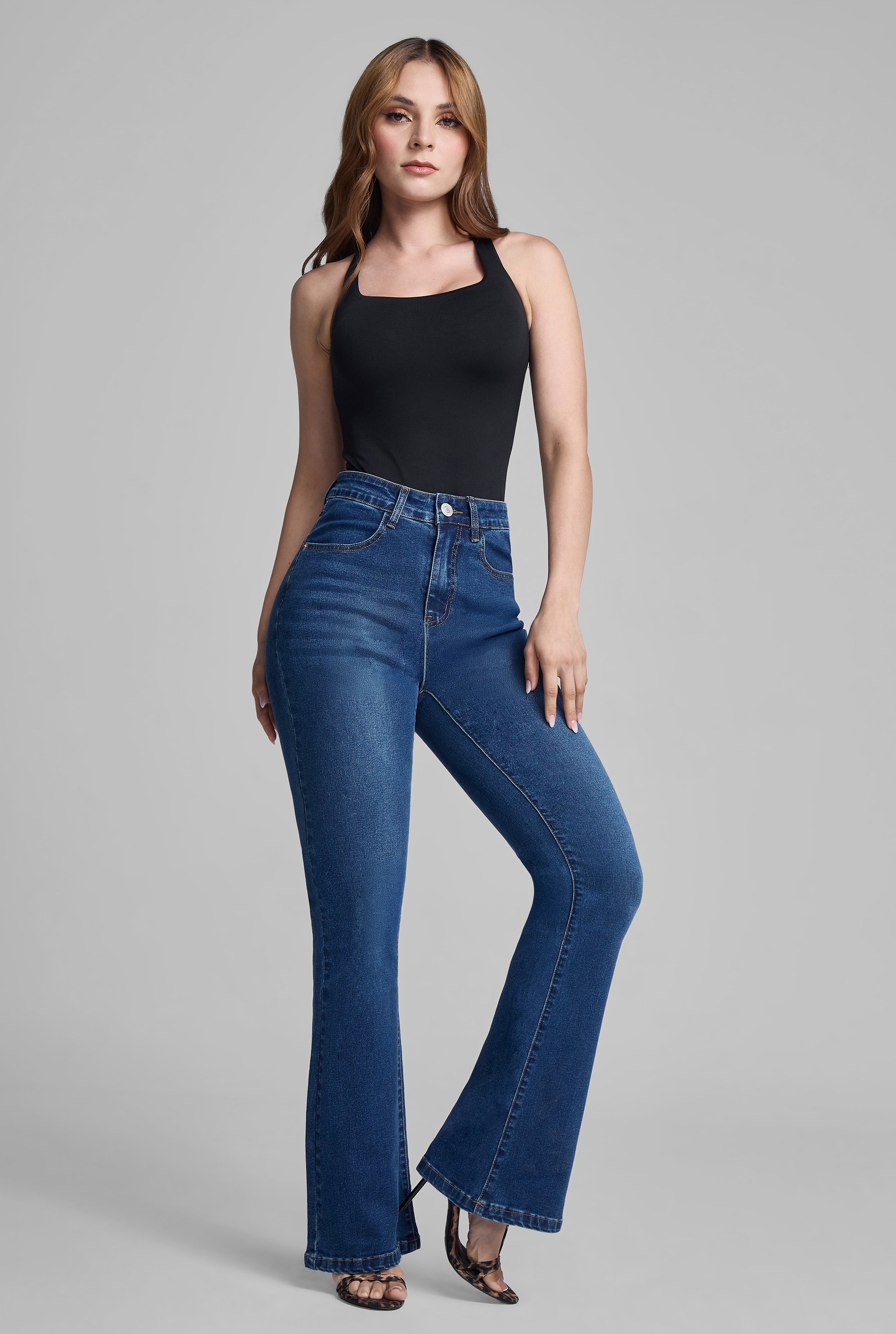 JEANS SEMI CAMPANA 7033STME