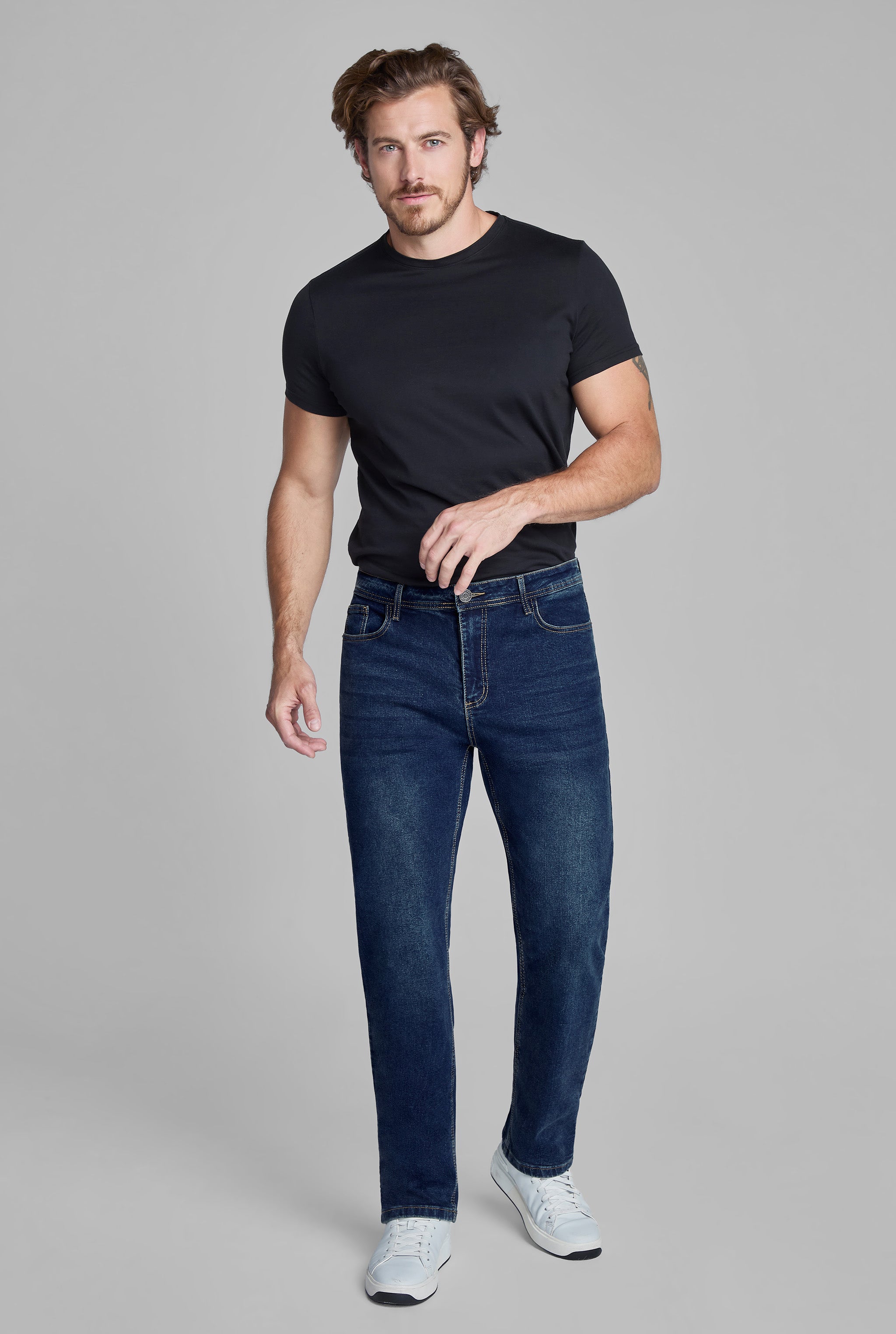 JEANS CINTURA REGULAR SLIM 7088STOB