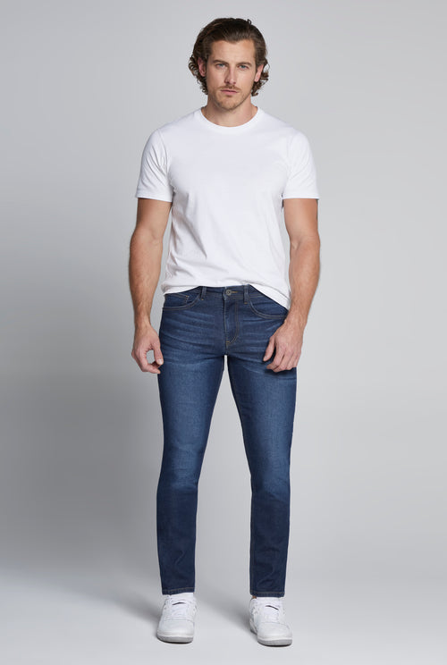 JEANS CINTURA REGULAR CORTE SLIM COLOR STONE OBSCURO 7088STOB (7419806974089)