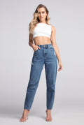 JEANS CINTURA ALTA CORTE MOM SLIM 4236STMO (7832314609801)