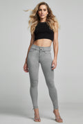 JEANS SÚPER SKINNY PUSH UP 1170GRIS