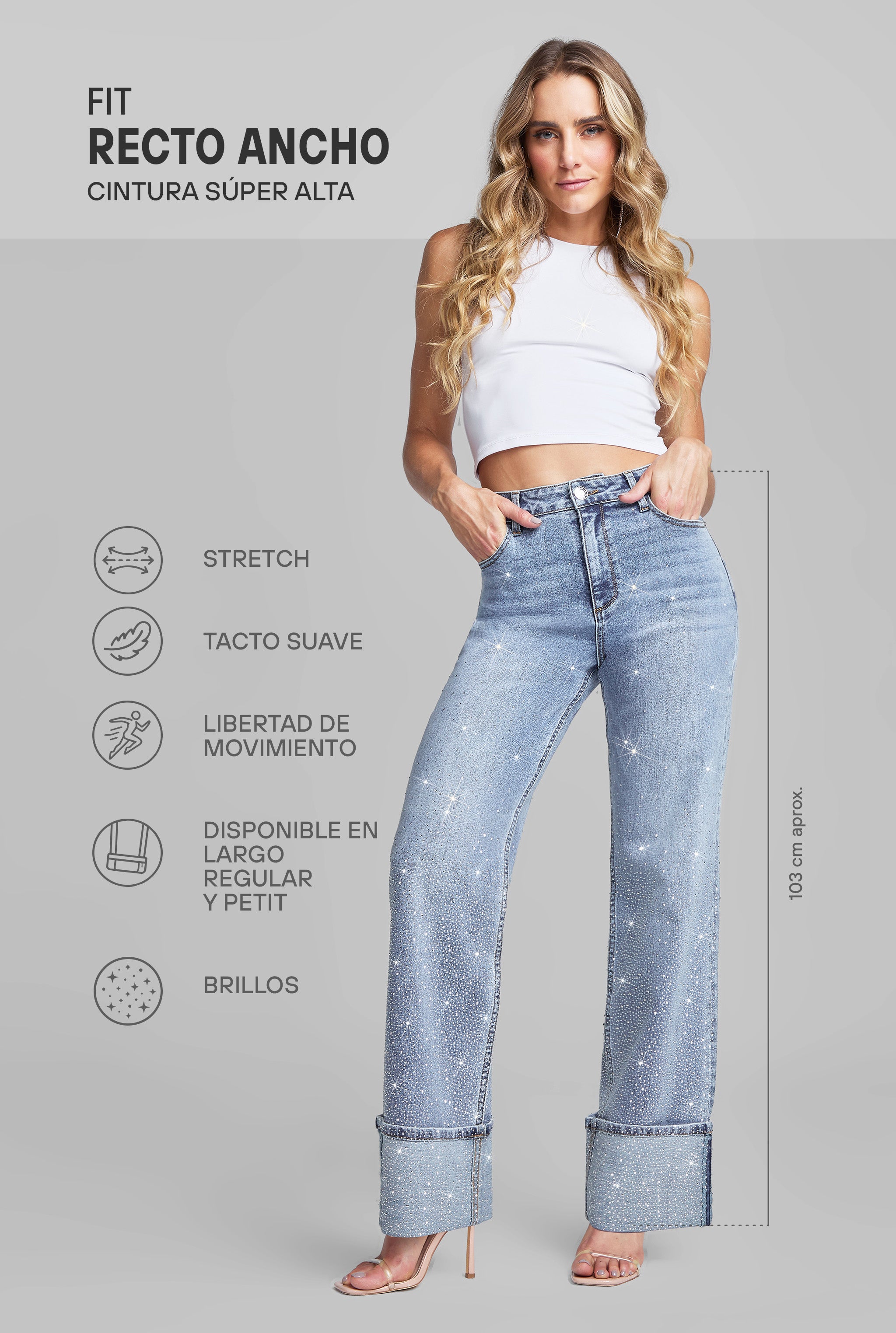 JEANS RECTO ANCHO 0231STMC