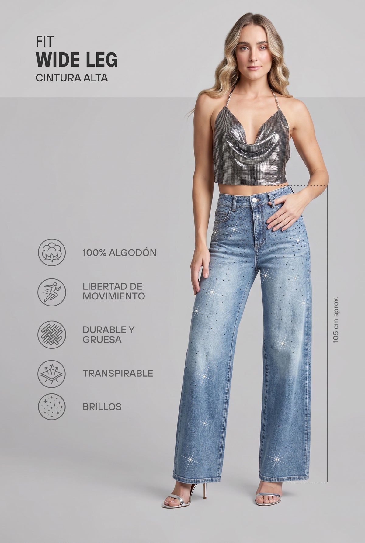 JEANS WIDE LEG 0270STME
