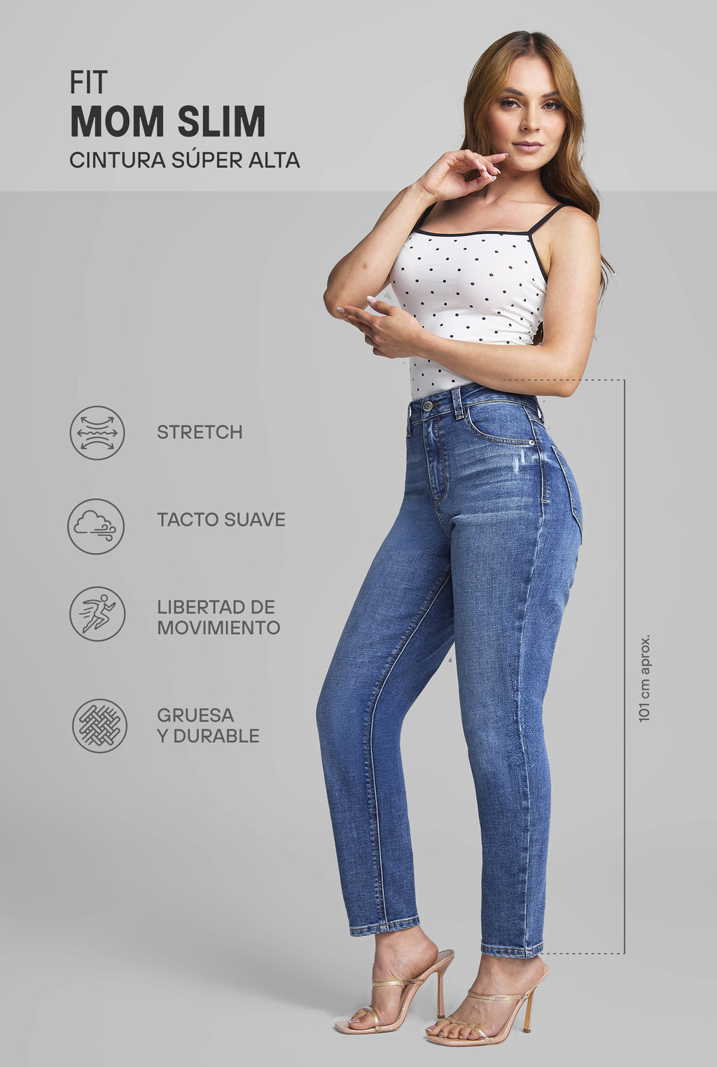 JEANS MOM SLIM 4236STMO
