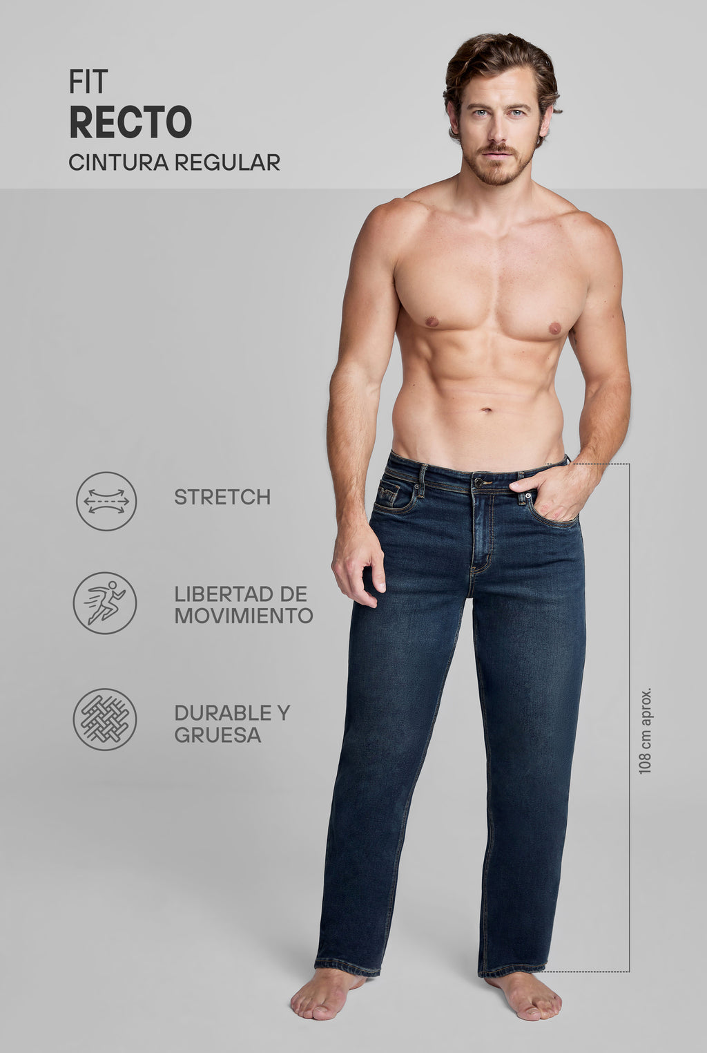JEANS RECTO 7047STMO