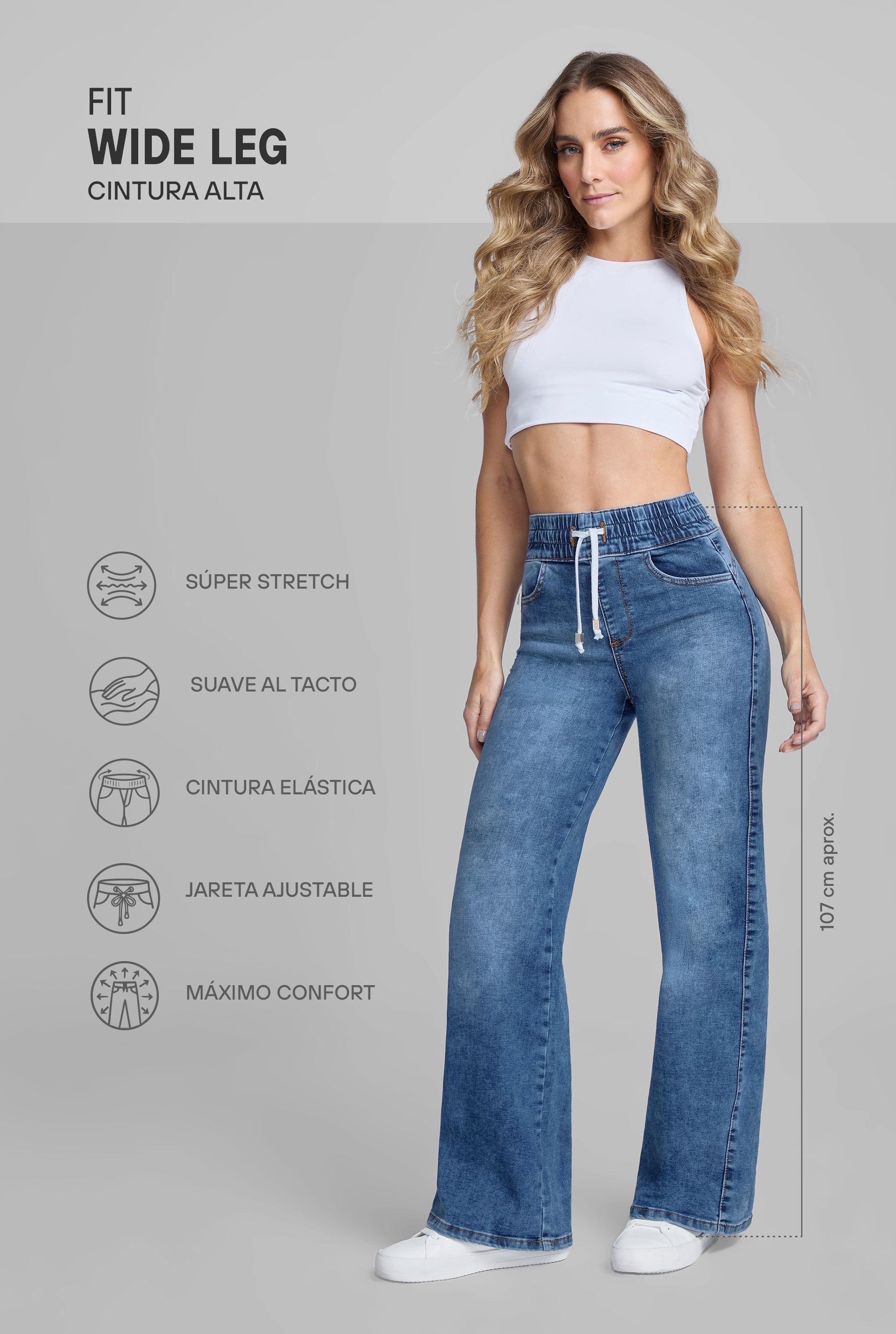 JEANS PIERNA ANCHA 9922STME