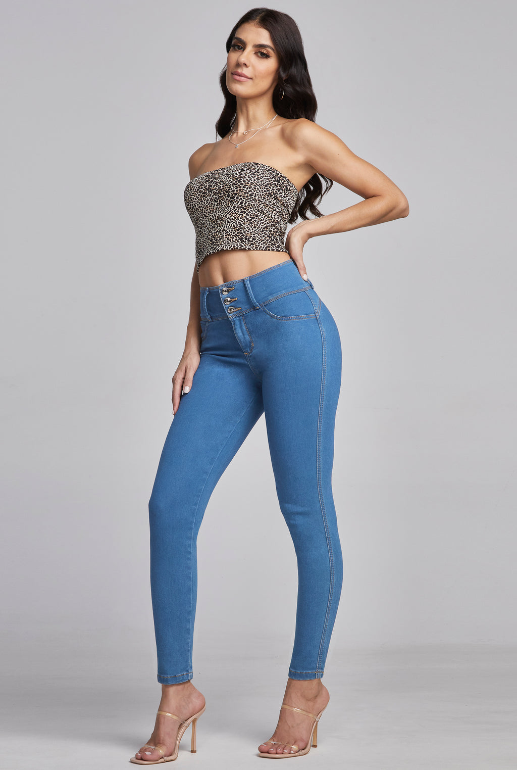 JEANS SÚPER SKINNY CINTURA ALTA TECNOLOGÍA PUSH UP 0117STME (6833046945929)