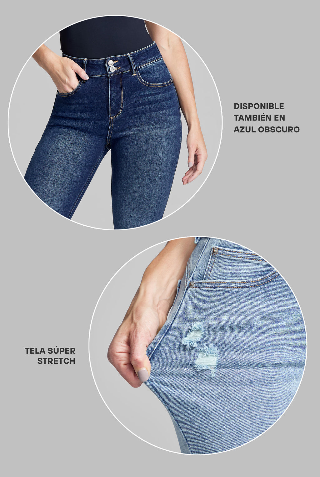 JEANS SEMI CAMPANA 0070STME