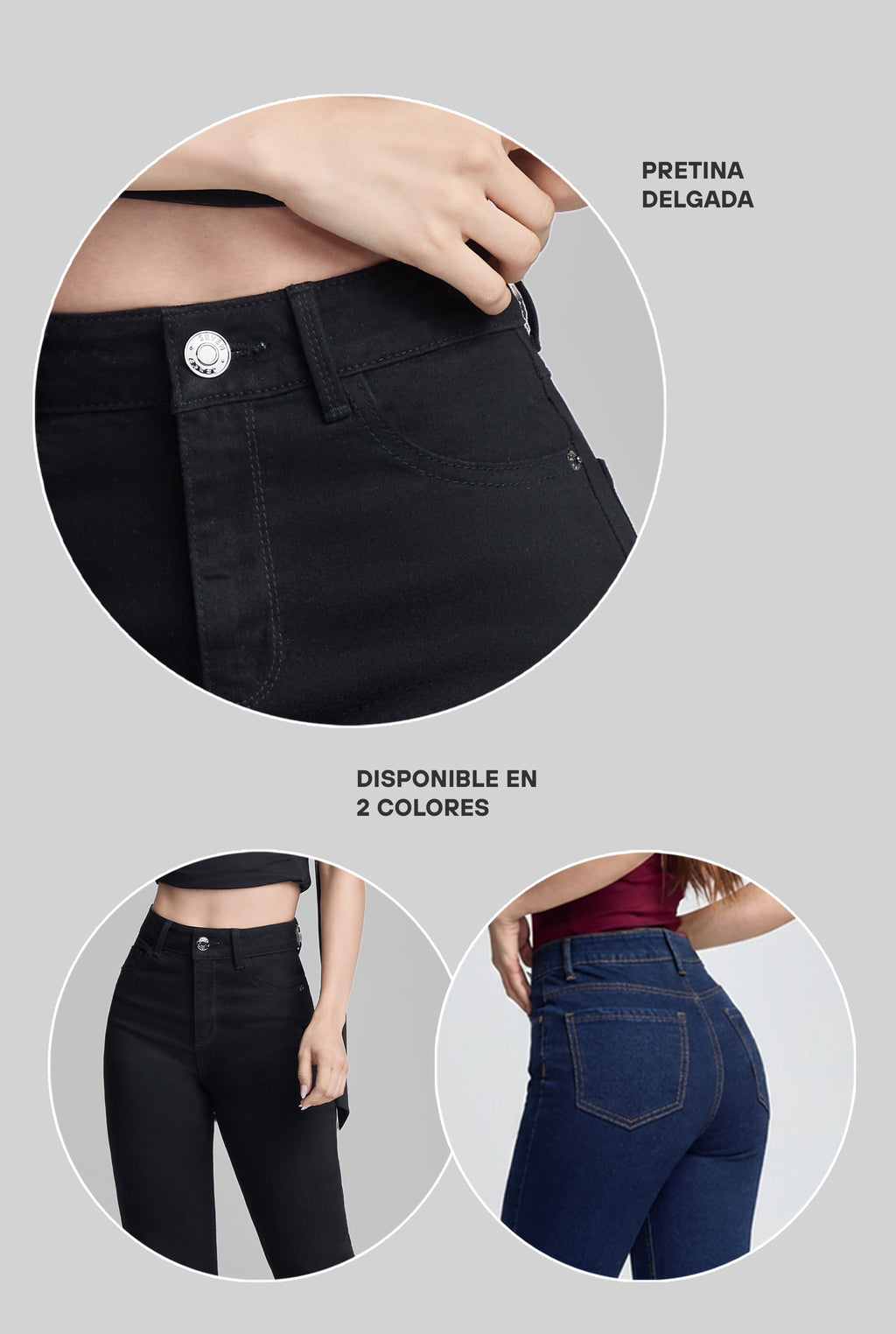 JEANS RECTO 0075NGRO
