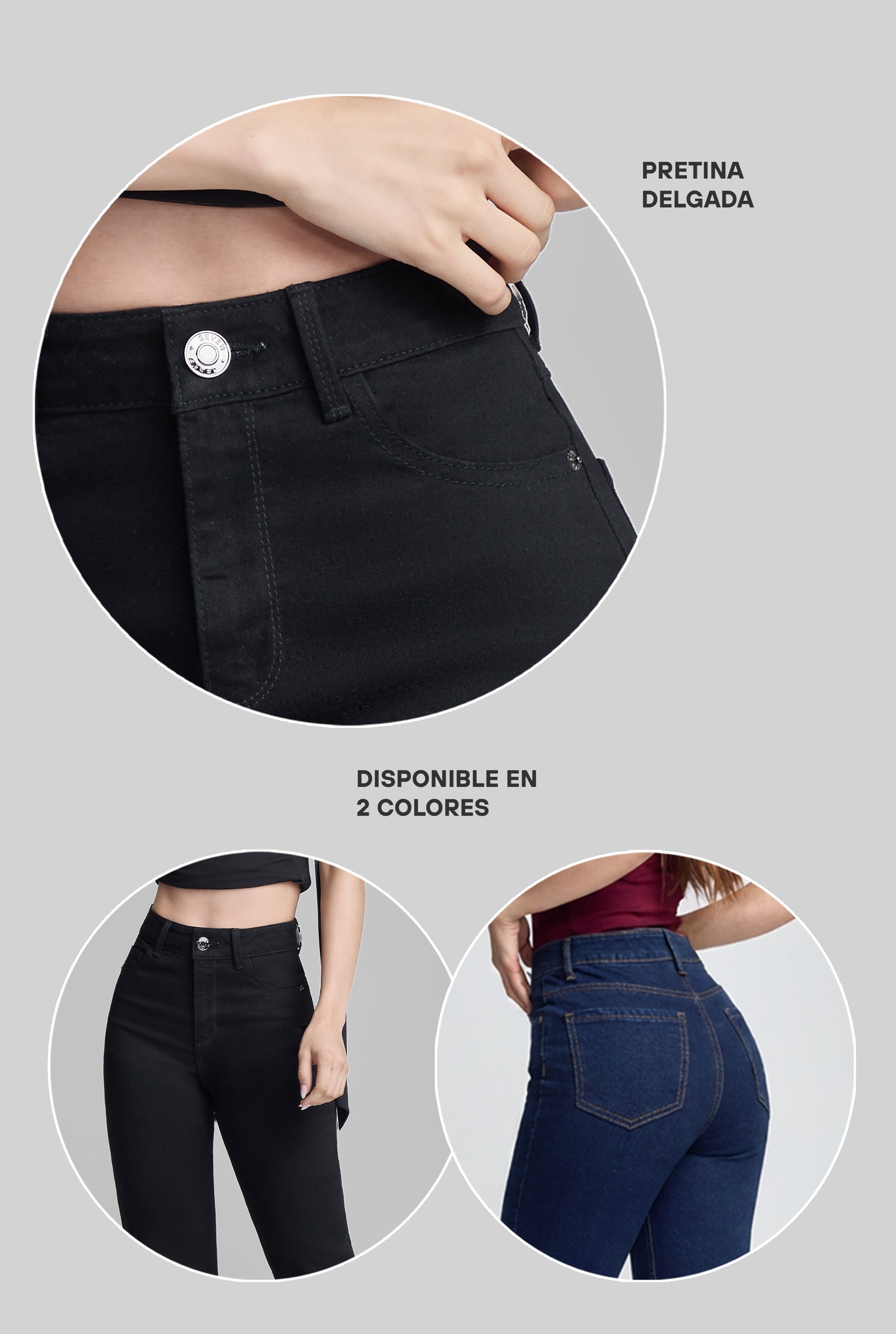 JEANS RECTO 0075NGRO