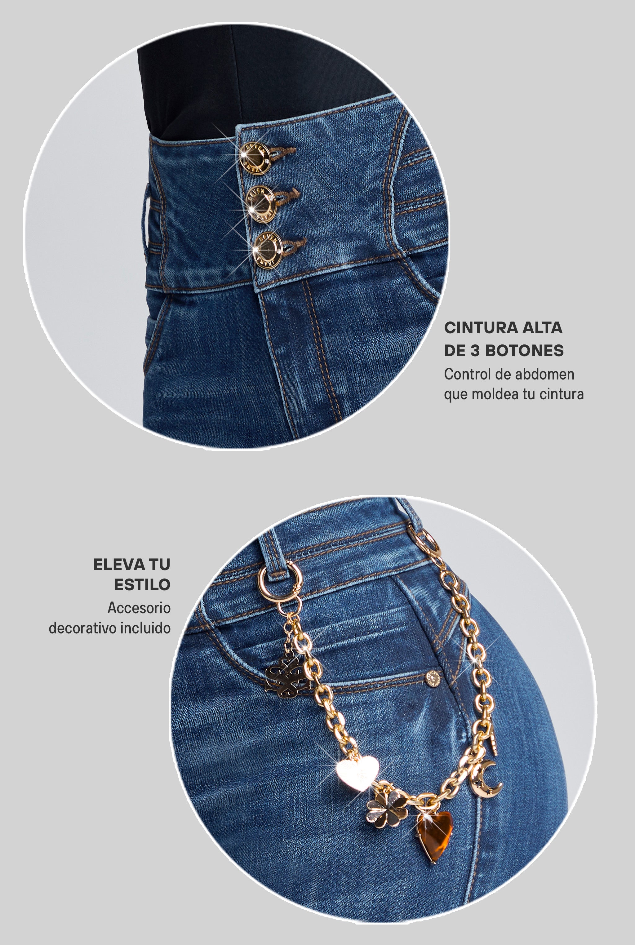 JEANS SUPER SKINNY 0207STOB PLUS SIZE