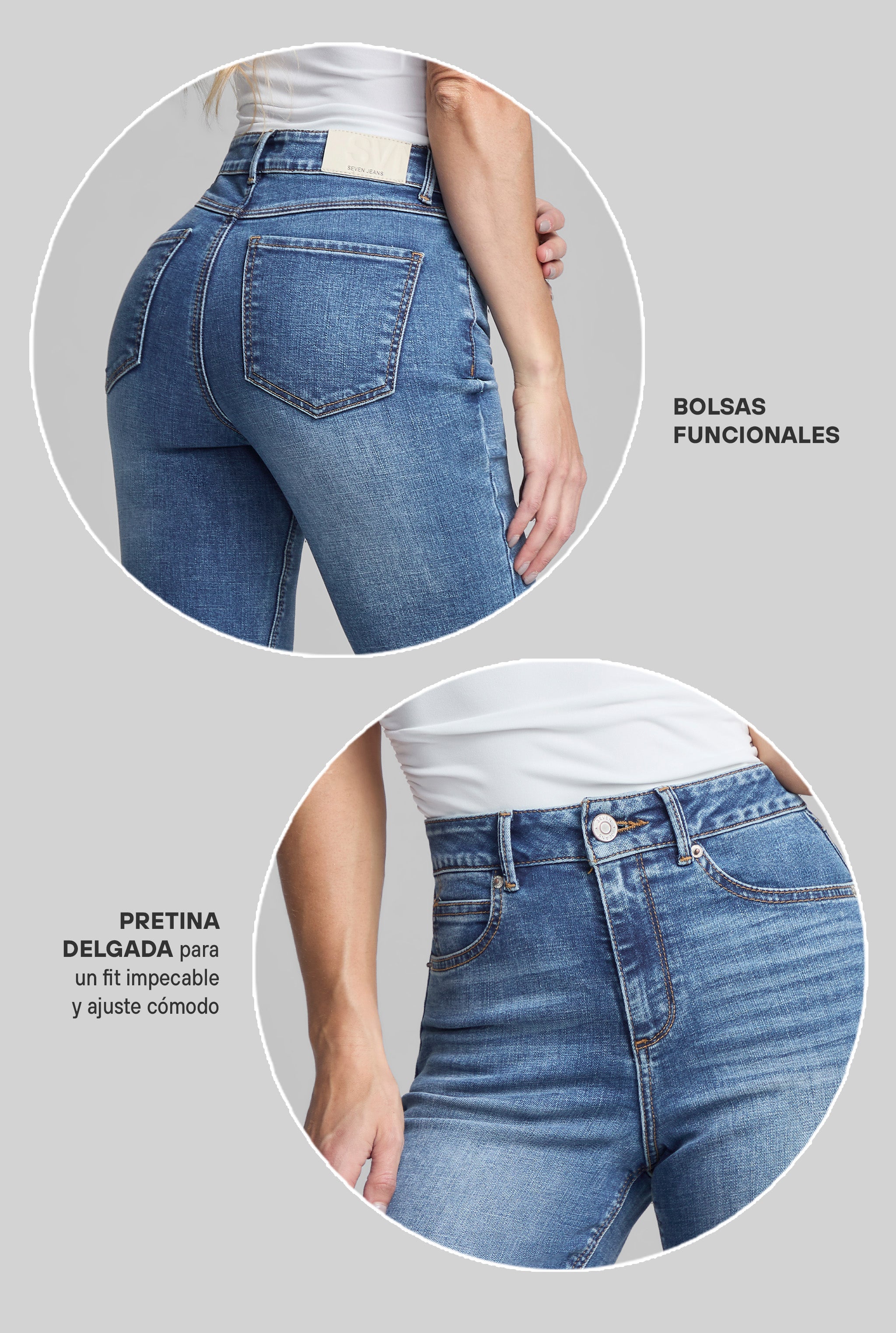 JEANS MOM SEMI CAMPANA FLEX 4240STMC