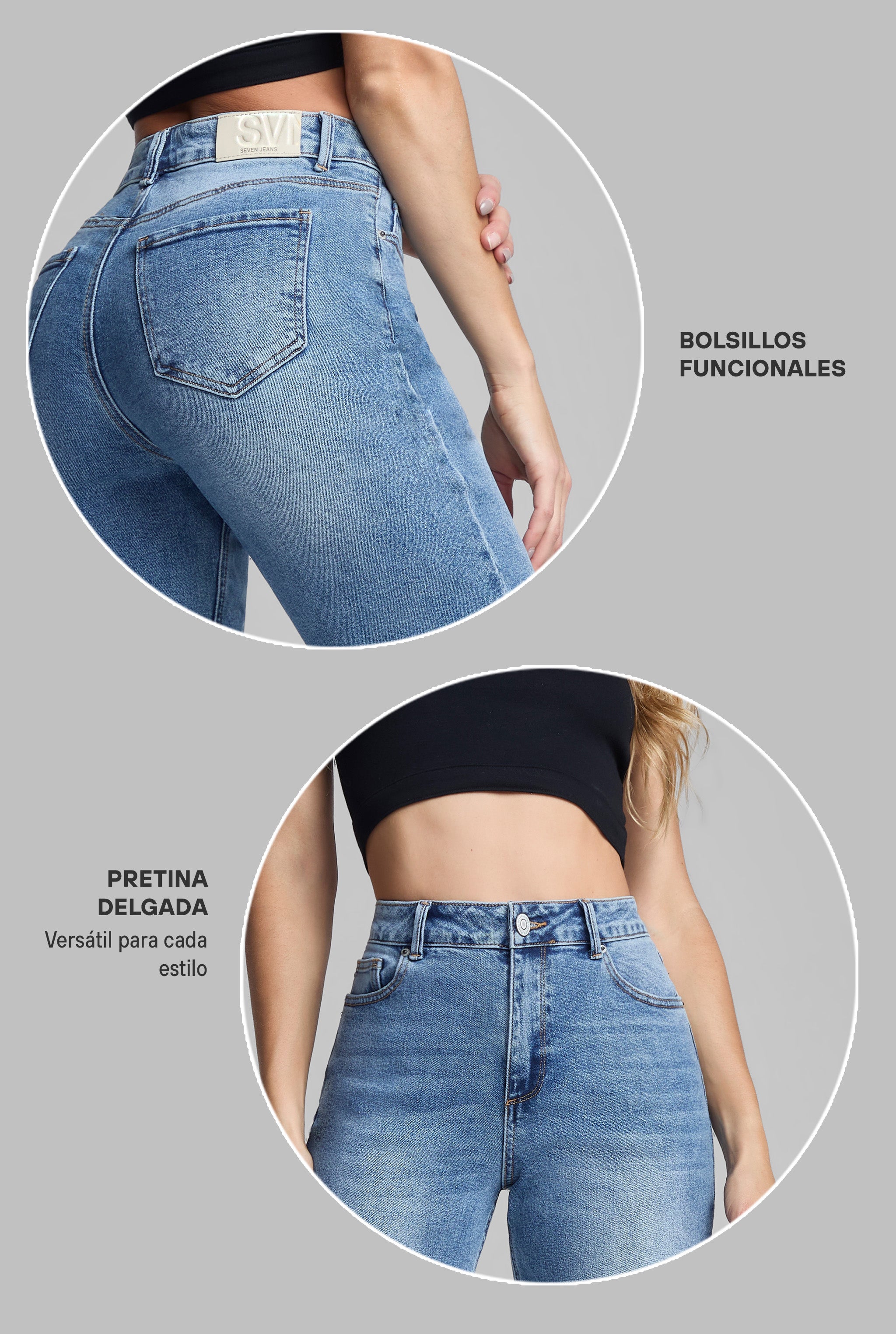 JEANS RECTO TIRO ALTO 4241STME