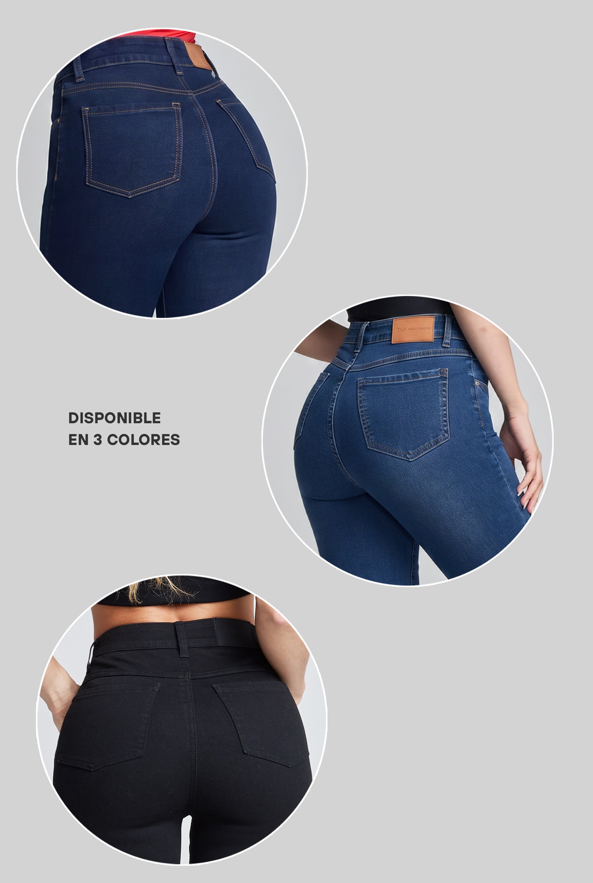 JEANS SEMI CAMPANA 7033INDI