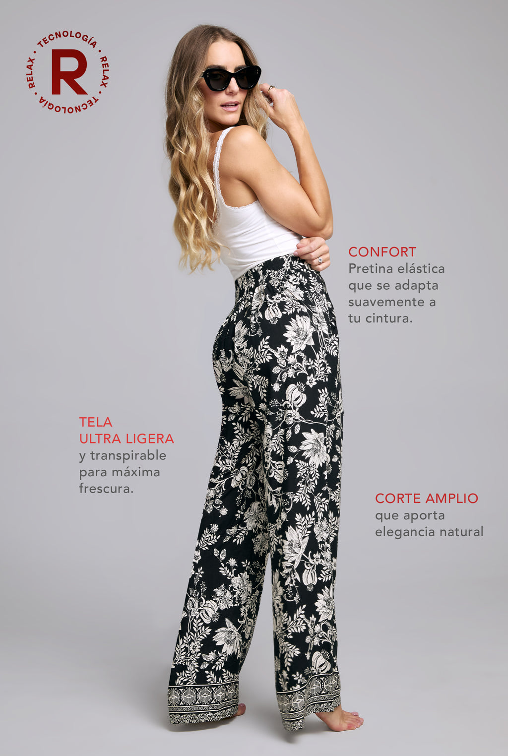 PANTALON PIERNA ANCHA 0161NGRO