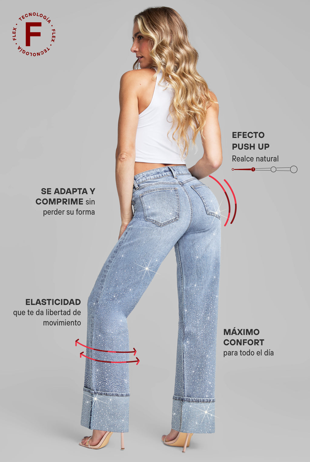 JEANS RECTO ANCHO 0233STMC PETIT