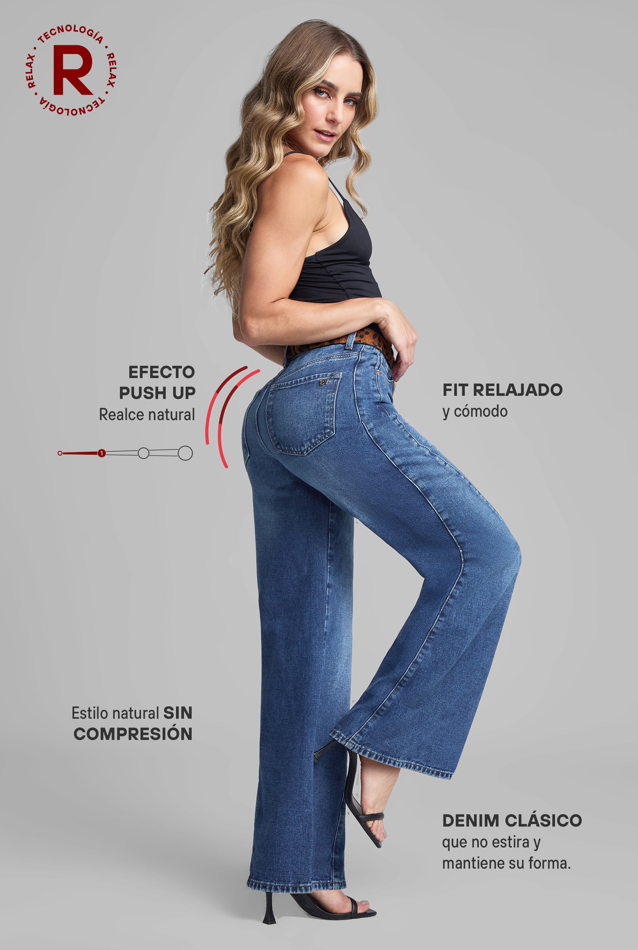 JEANS WIDE LEG 0239STOB