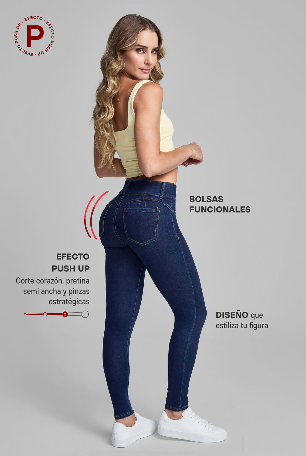JEANS SUPER SKINNY PUSH UP 1170INDII