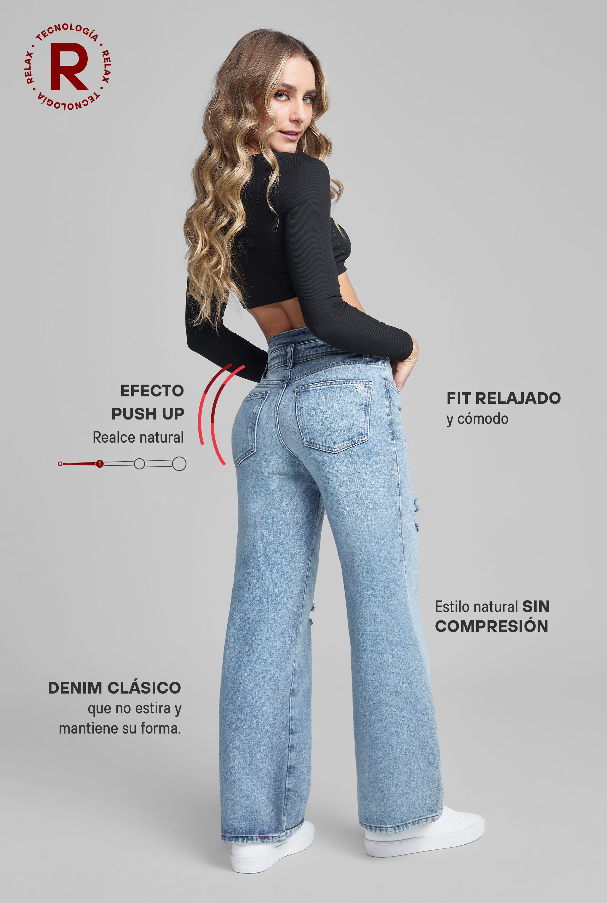 JEANS PIERNA ANCHA 4237STME