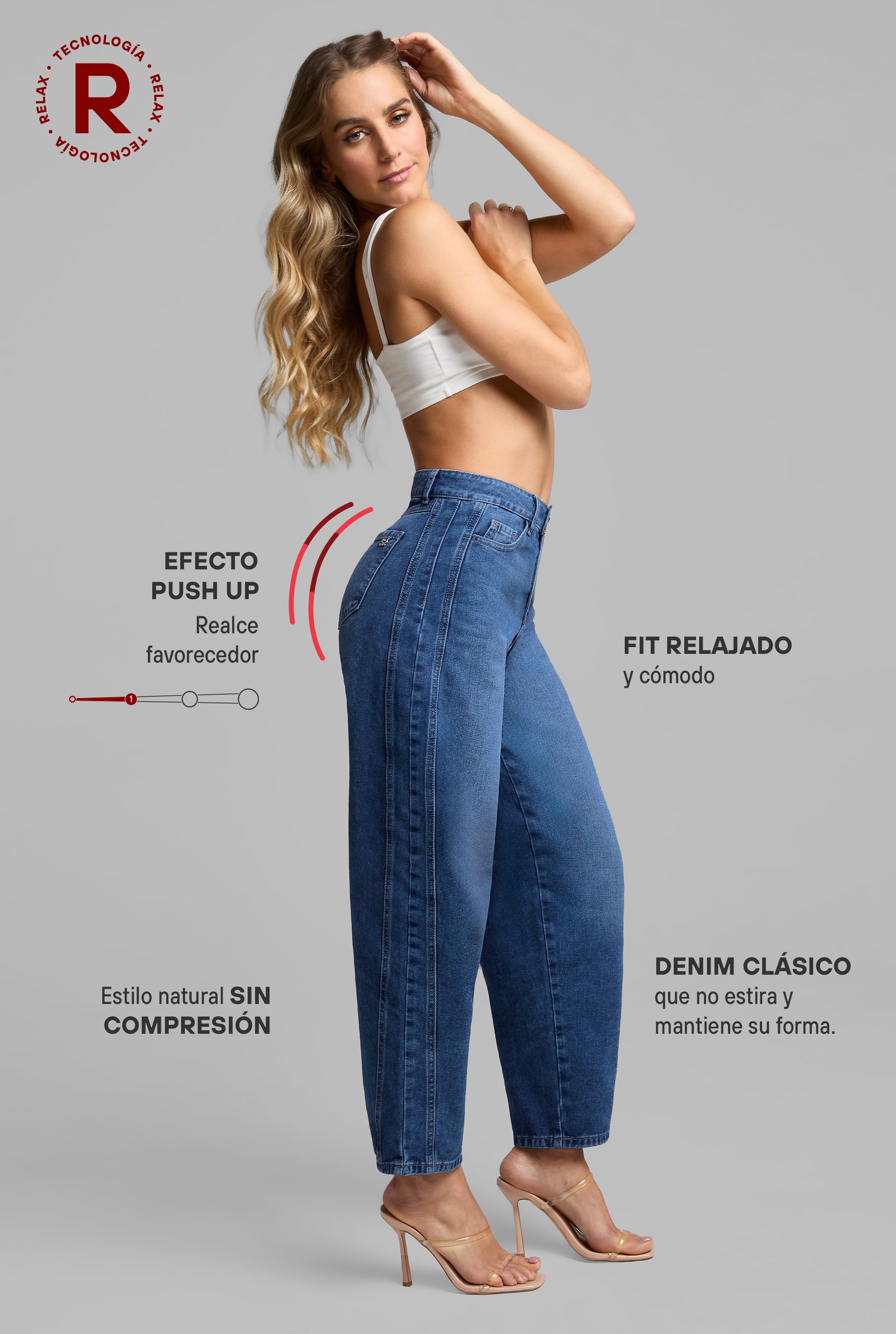 JEANS BARREL 9886STME