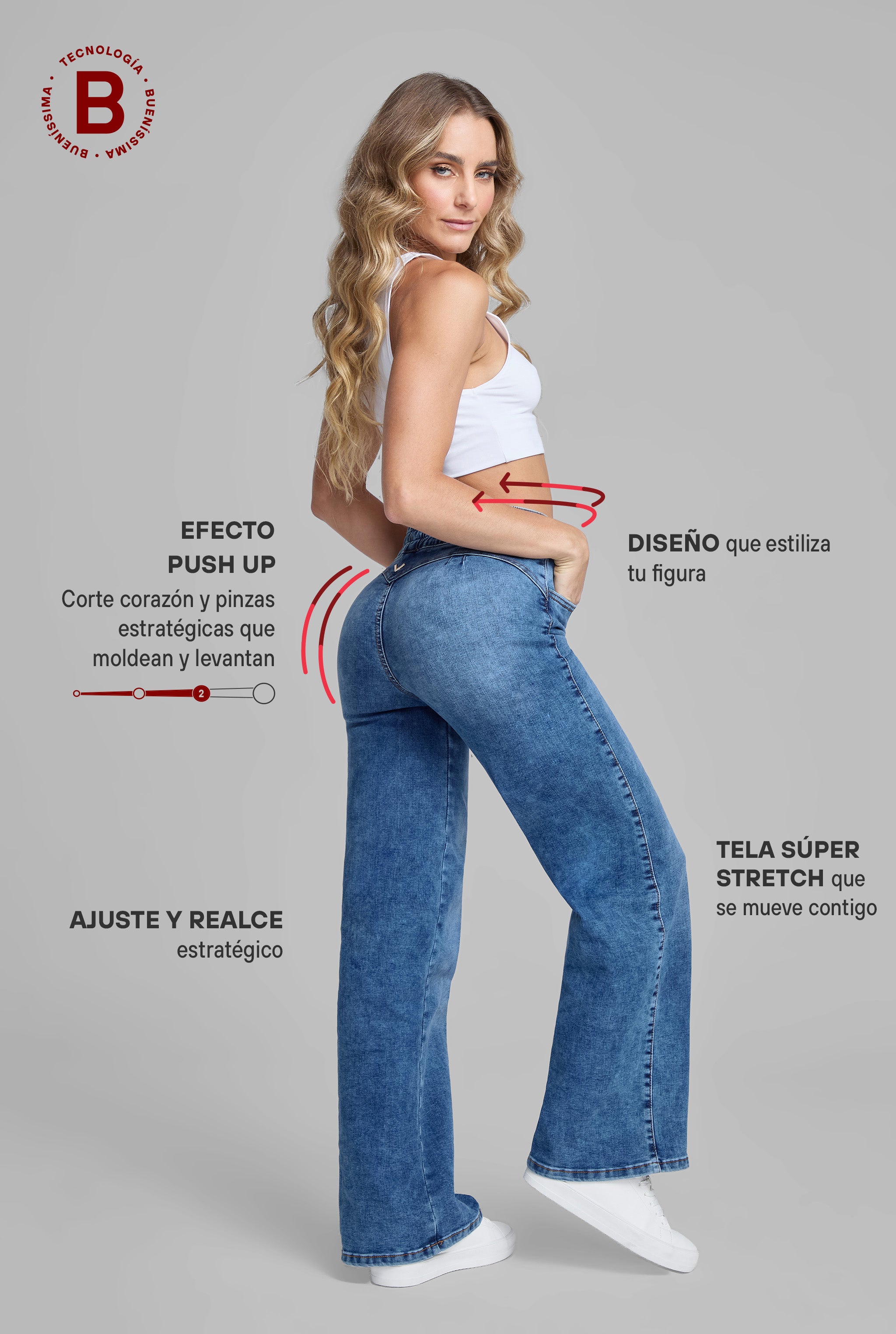 JEANS PIERNA ANCHA 9922STME