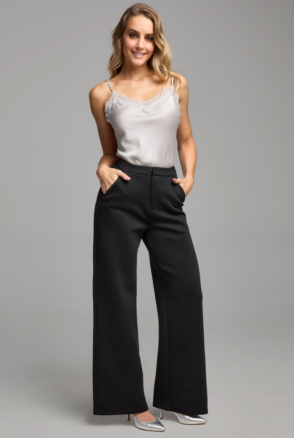 PANTALON PERNA ANCHA FLEX 0128NGRO