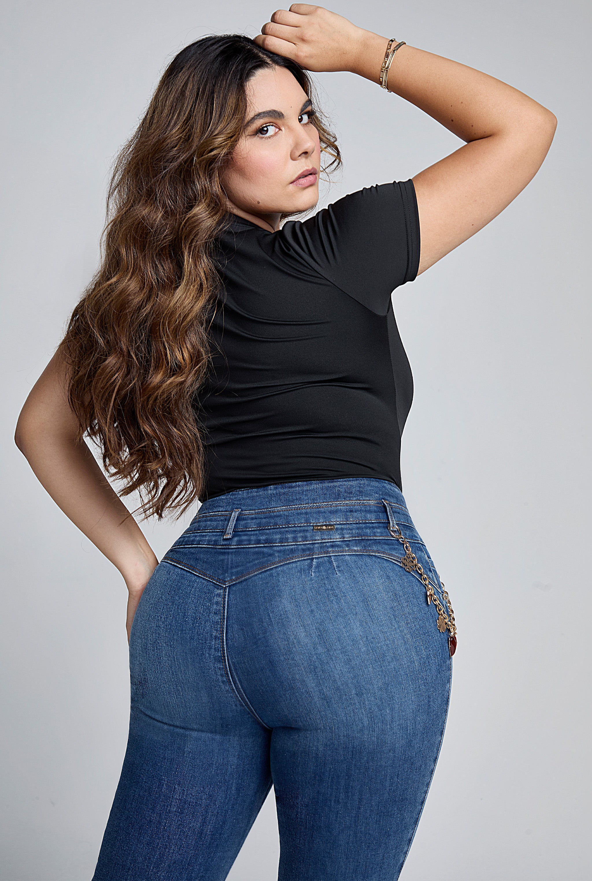JEANS SUPER SKINNY 0207STOB PLUS SIZE