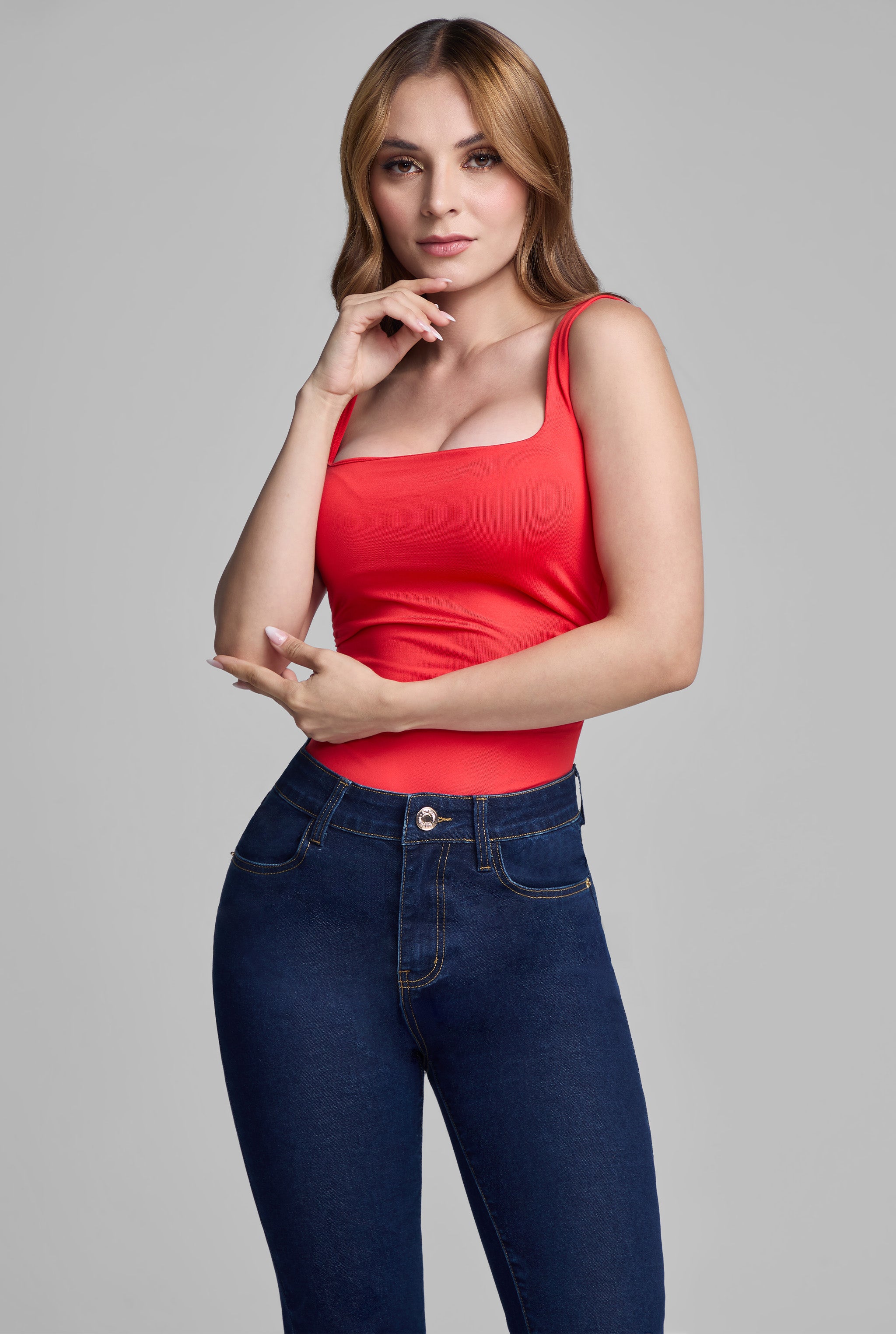 JEANS SEMI CAMPANA 7033INDI