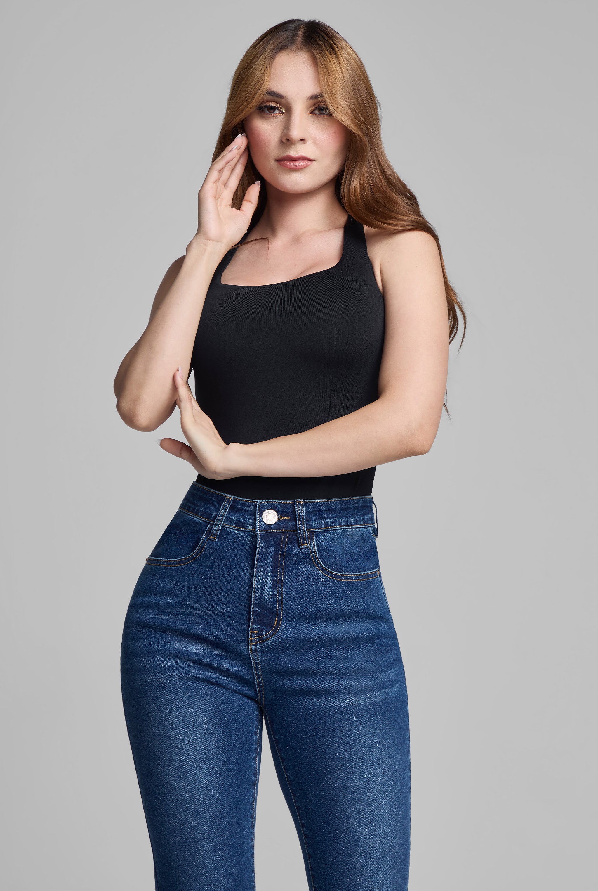 JEANS SEMI CAMPANA 7033STME
