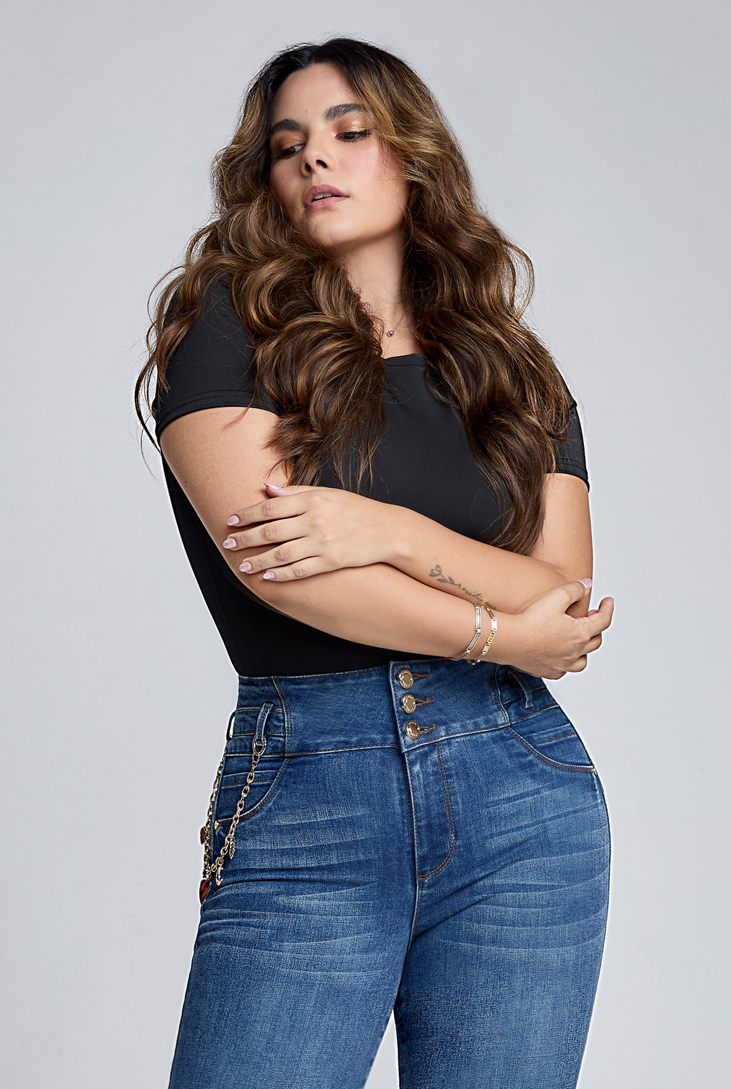 JEANS SUPER SKINNY 0207STOB PLUS SIZE