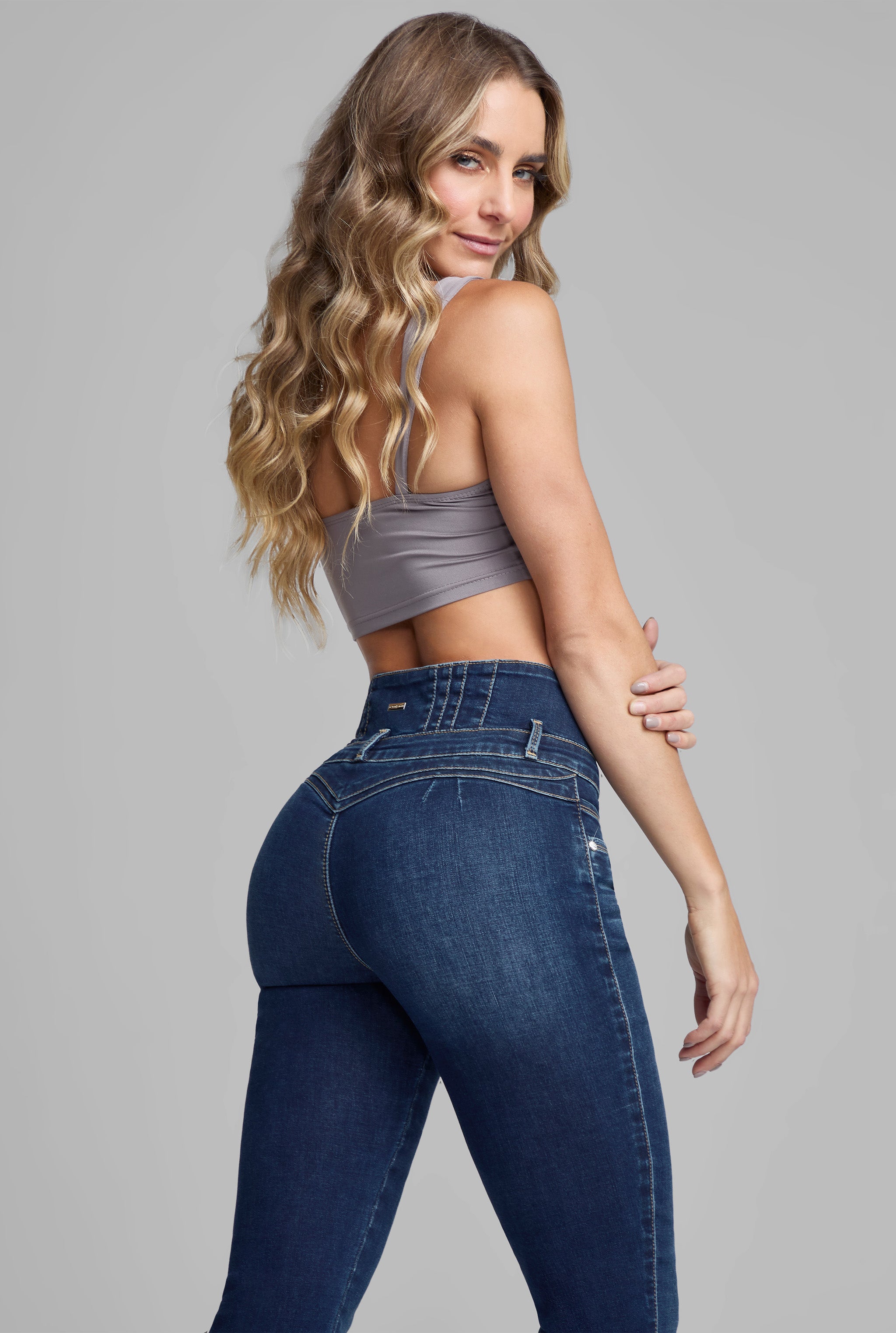 JEANS SEMI CAMPANA  9774STOB