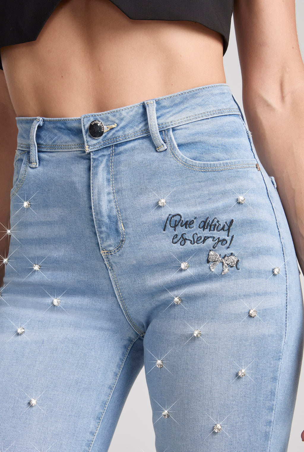 JEANS SUPER SKINNY COLOR AZUL CLARO PUSH UP 9675STCL (7882079469705)
