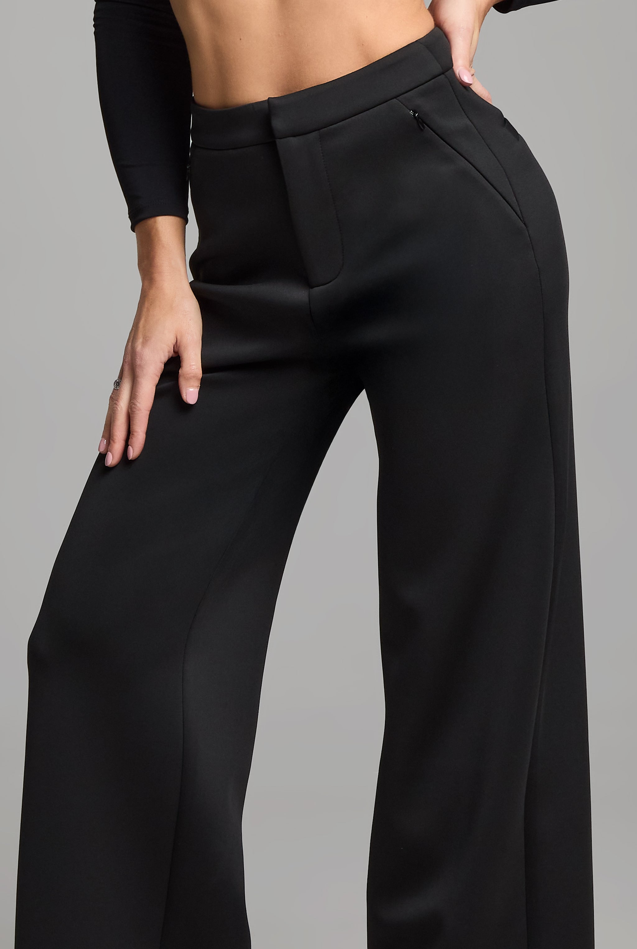 PANTALON PERNA ANCHA FLEX 0128NGRO