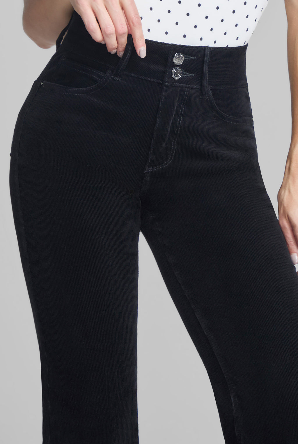 JEANS SEMI CAMPANA 0070NGRO