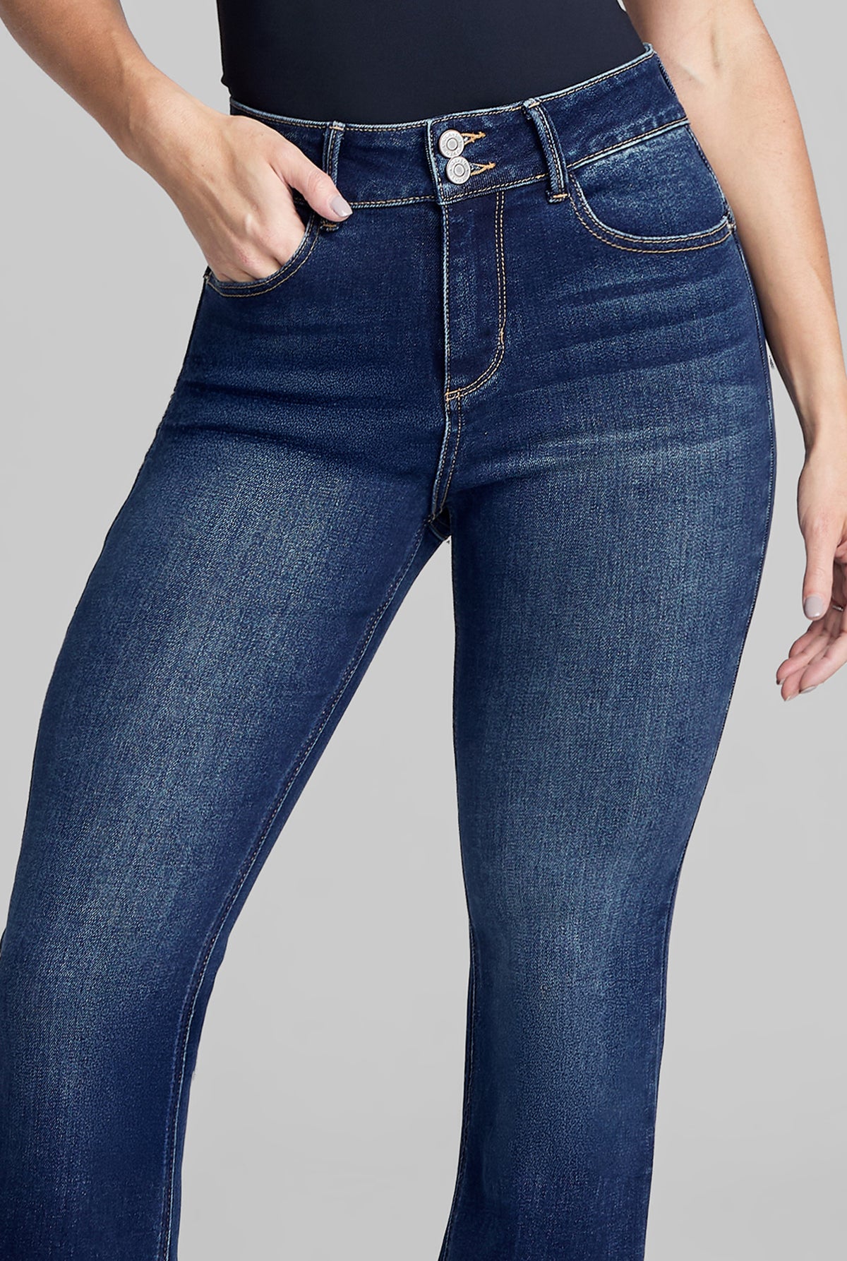 JEANS SEMI CAMPANA 0070STOB
