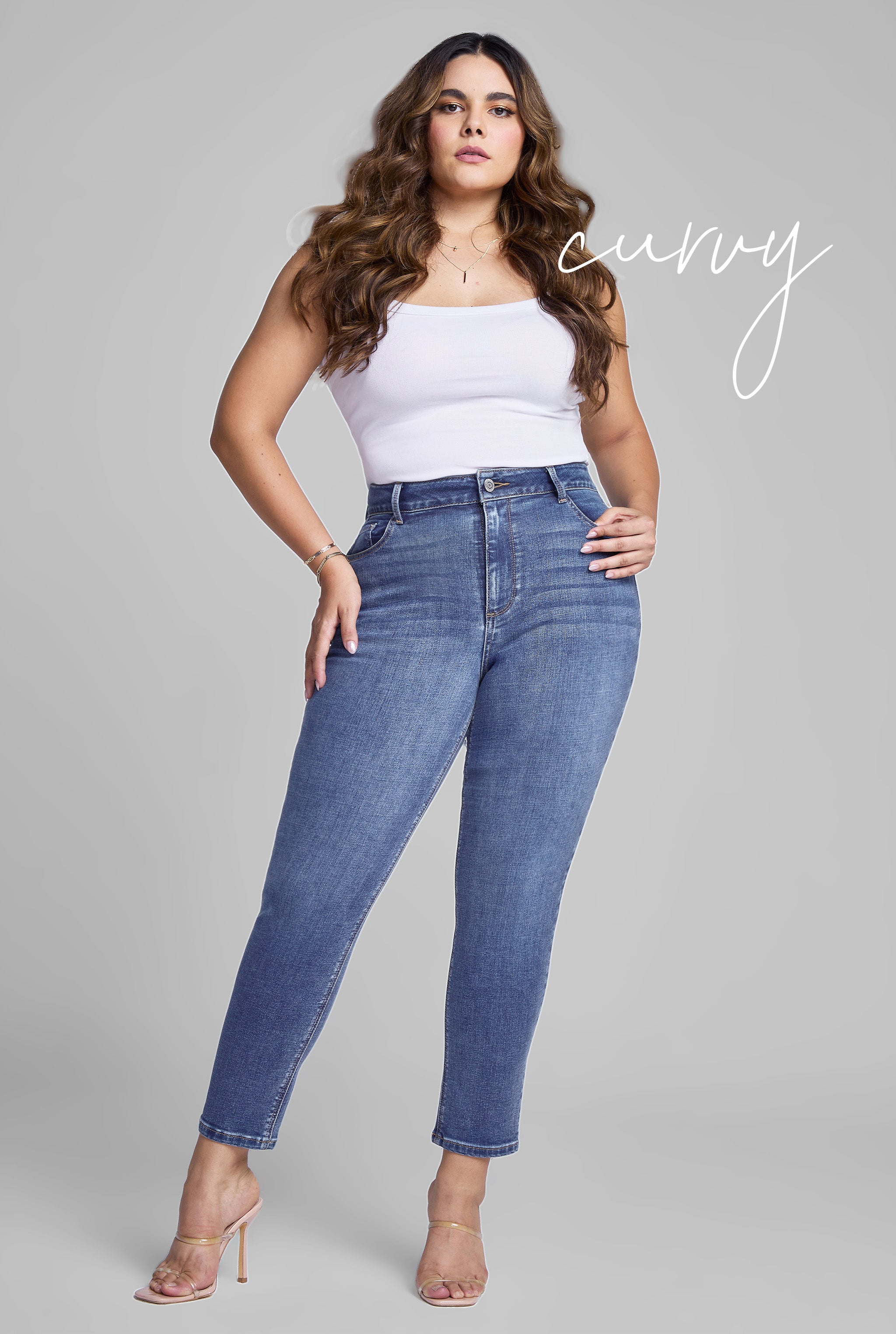 JEANS MOM SLIM 4236STMO PLUS SIZE